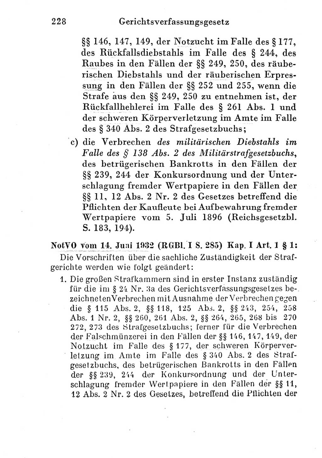 Strafprozeßordnung (StPO), Gerichtsverfassungsgesetz (GVG) und zahlreiche Nebengesetze der Deutschen Demokratischen Republik (DDR) 1950, Seite 228 (StPO GVG Ges. DDR 1950, S. 228)