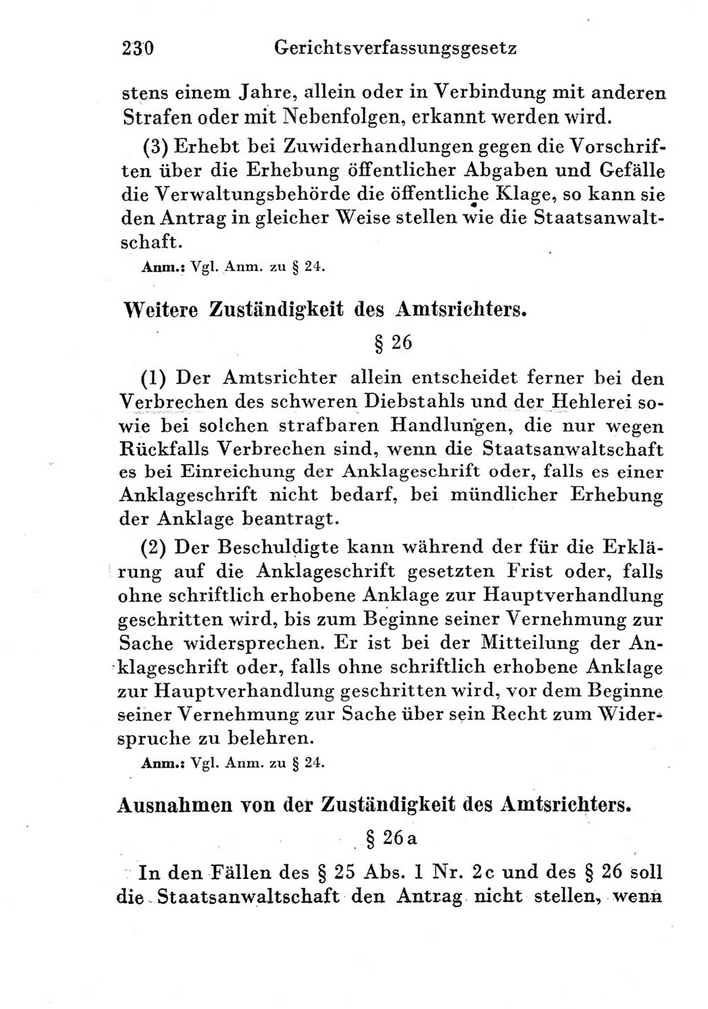 Strafprozeßordnung (StPO), Gerichtsverfassungsgesetz (GVG) und zahlreiche Nebengesetze der Deutschen Demokratischen Republik (DDR) 1950, Seite 230 (StPO GVG Ges. DDR 1950, S. 230)