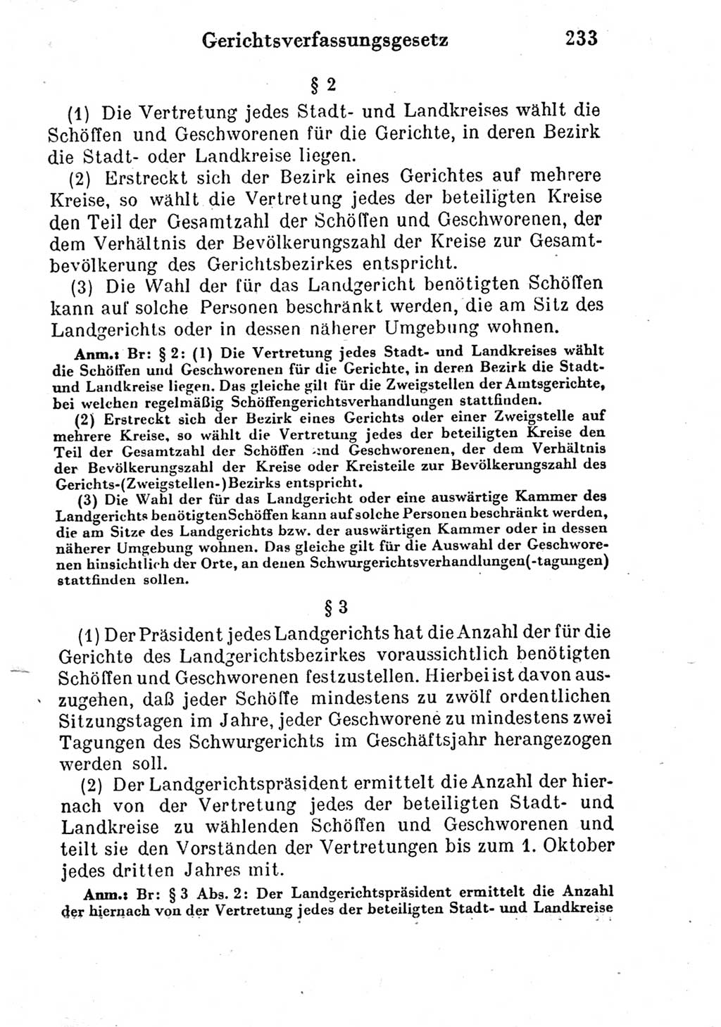 Strafprozeßordnung (StPO), Gerichtsverfassungsgesetz (GVG) und zahlreiche Nebengesetze der Deutschen Demokratischen Republik (DDR) 1950, Seite 233 (StPO GVG Ges. DDR 1950, S. 233)