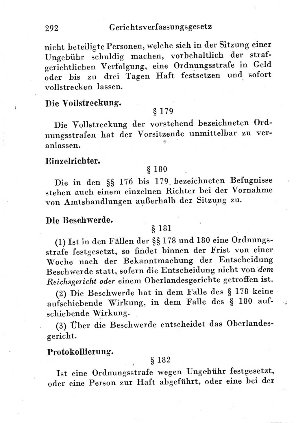 Strafprozeßordnung (StPO), Gerichtsverfassungsgesetz (GVG) und zahlreiche Nebengesetze der Deutschen Demokratischen Republik (DDR) 1950, Seite 292 (StPO GVG Ges. DDR 1950, S. 292)