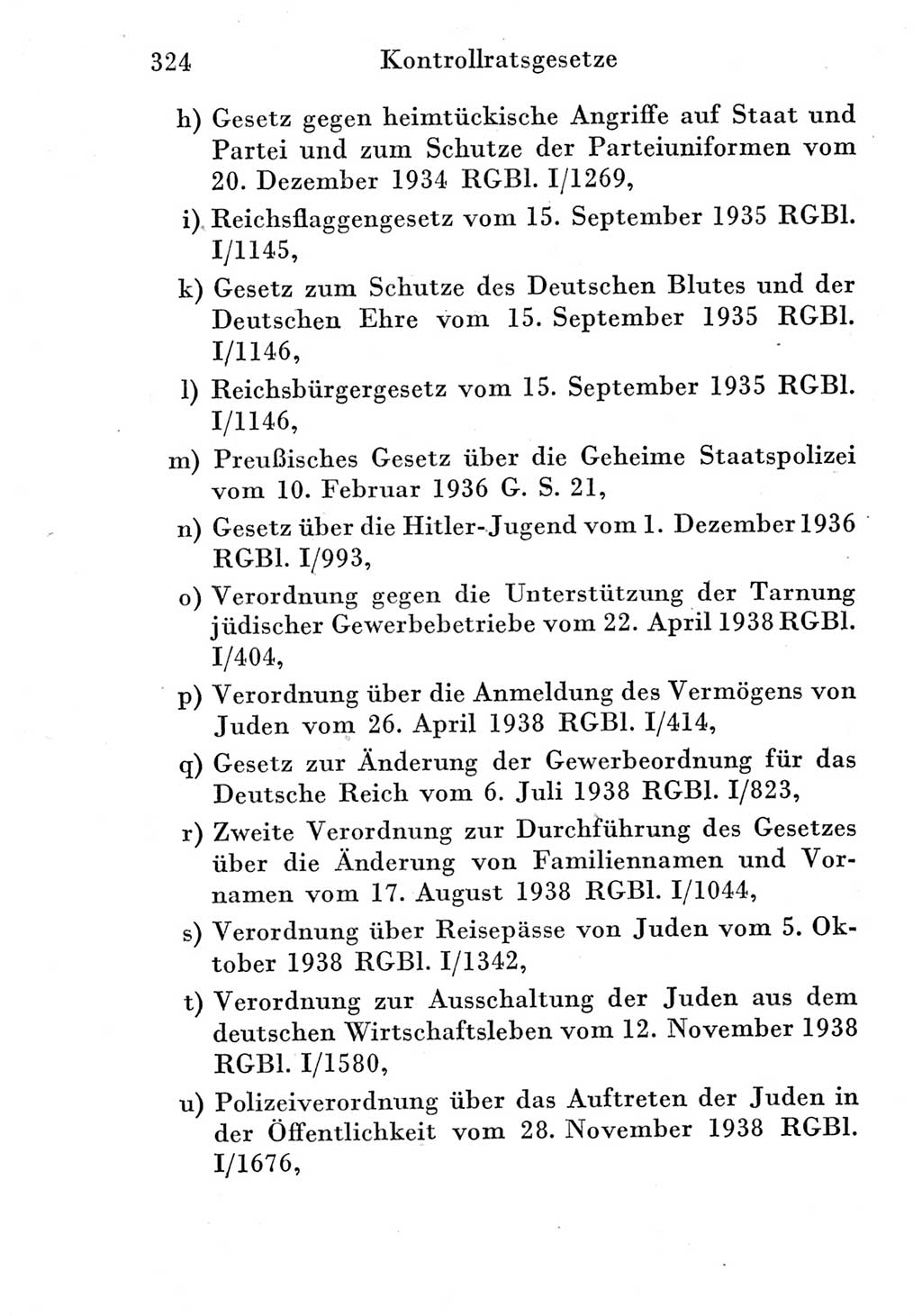 Strafprozeßordnung (StPO), Gerichtsverfassungsgesetz (GVG) und zahlreiche Nebengesetze der Deutschen Demokratischen Republik (DDR) 1950, Seite 324 (StPO GVG Ges. DDR 1950, S. 324)