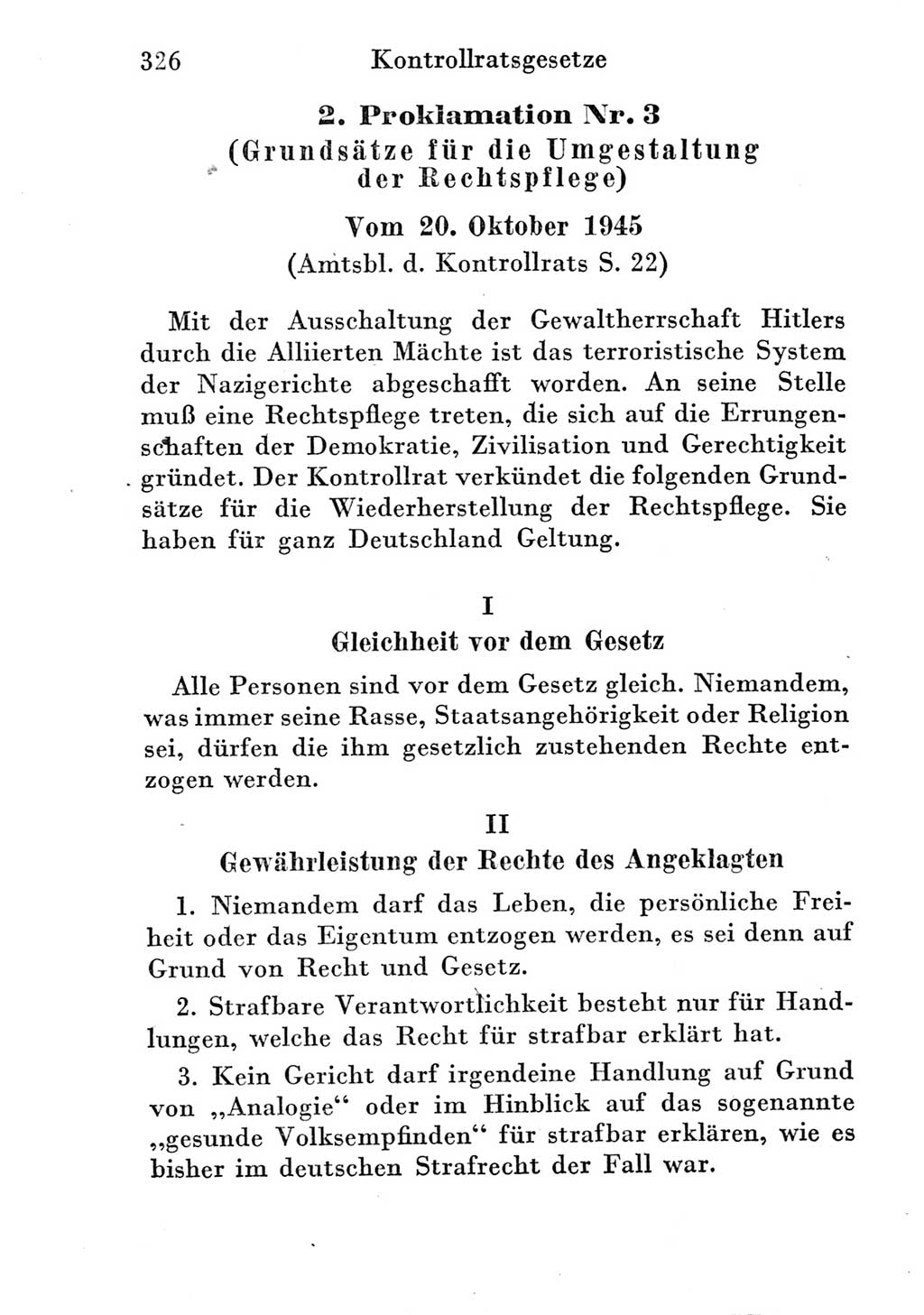 Strafprozeßordnung (StPO), Gerichtsverfassungsgesetz (GVG) und zahlreiche Nebengesetze der Deutschen Demokratischen Republik (DDR) 1950, Seite 326 (StPO GVG Ges. DDR 1950, S. 326)