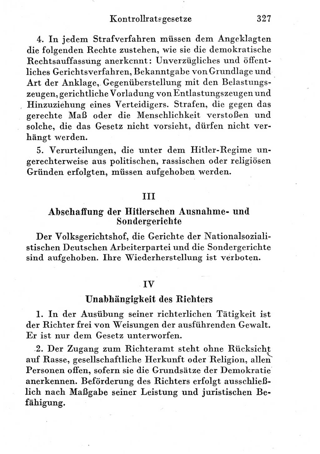 Strafprozeßordnung (StPO), Gerichtsverfassungsgesetz (GVG) und zahlreiche Nebengesetze der Deutschen Demokratischen Republik (DDR) 1950, Seite 327 (StPO GVG Ges. DDR 1950, S. 327)