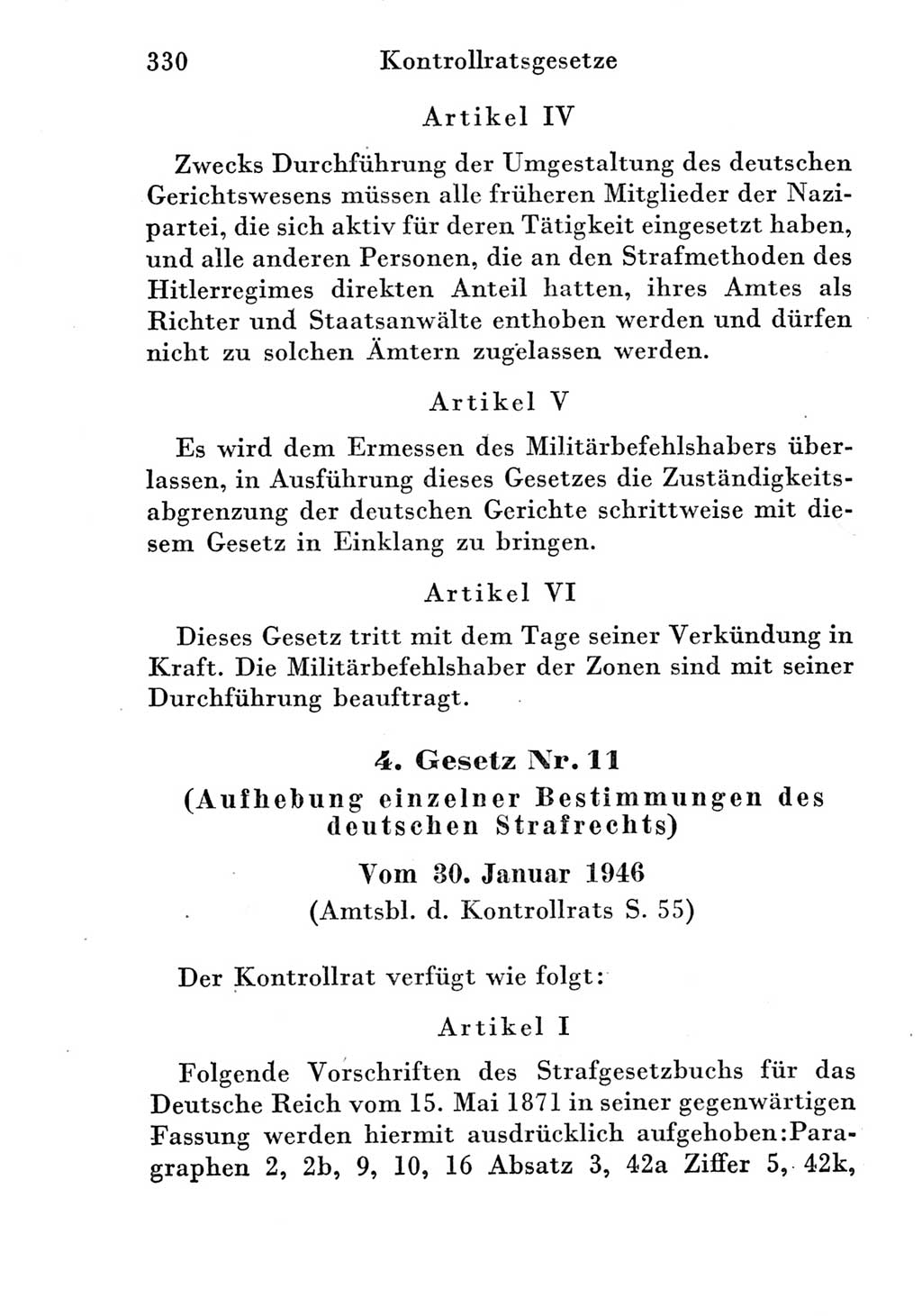 Strafprozeßordnung (StPO), Gerichtsverfassungsgesetz (GVG) und zahlreiche Nebengesetze der Deutschen Demokratischen Republik (DDR) 1950, Seite 330 (StPO GVG Ges. DDR 1950, S. 330)