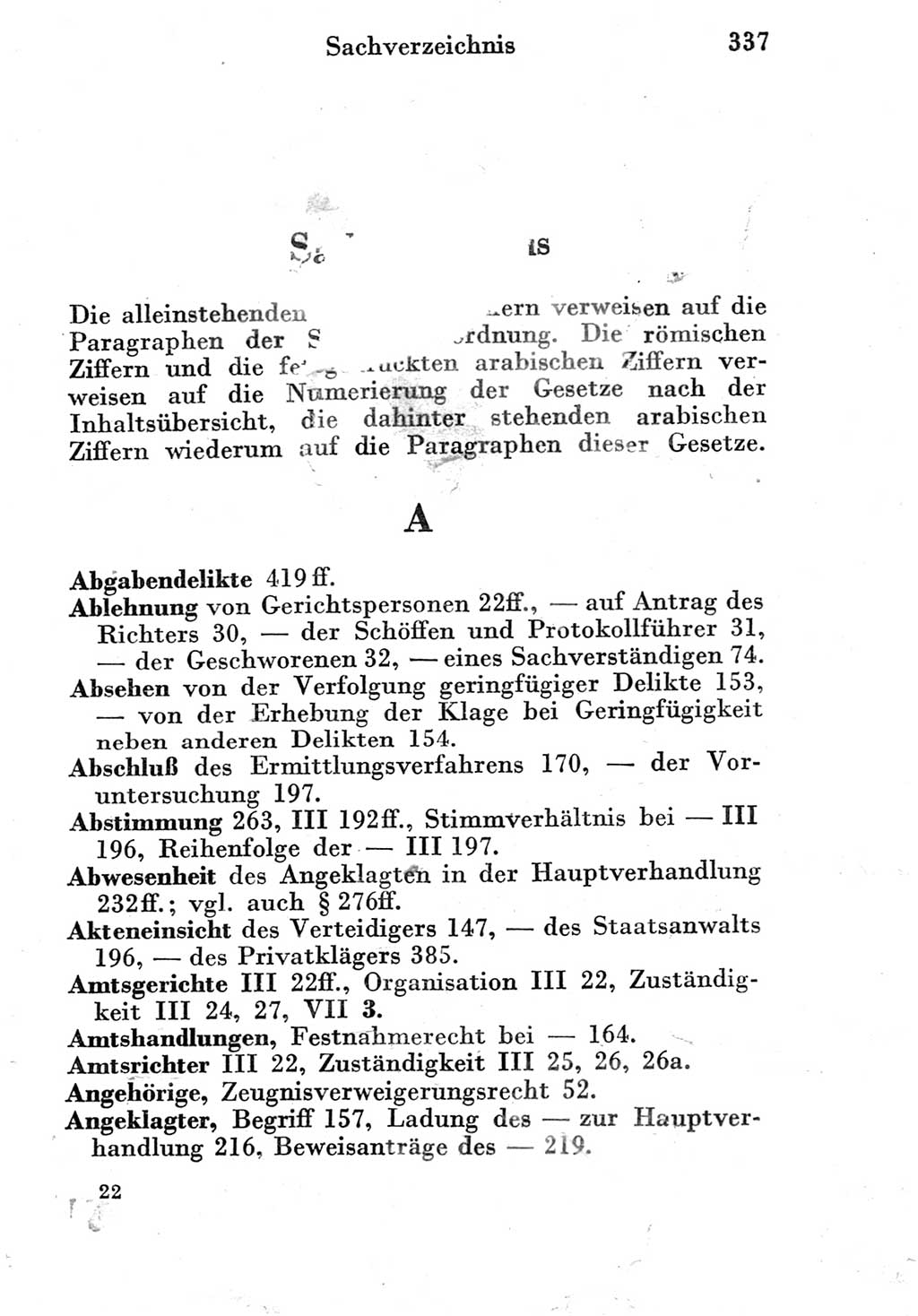 Strafprozeßordnung (StPO), Gerichtsverfassungsgesetz (GVG) und zahlreiche Nebengesetze der Deutschen Demokratischen Republik (DDR) 1950, Seite 337 (StPO GVG Ges. DDR 1950, S. 337)