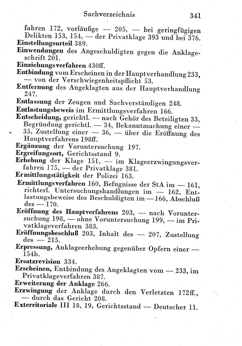 Strafprozeßordnung (StPO), Gerichtsverfassungsgesetz (GVG) und zahlreiche Nebengesetze der Deutschen Demokratischen Republik (DDR) 1950, Seite 341 (StPO GVG Ges. DDR 1950, S. 341)