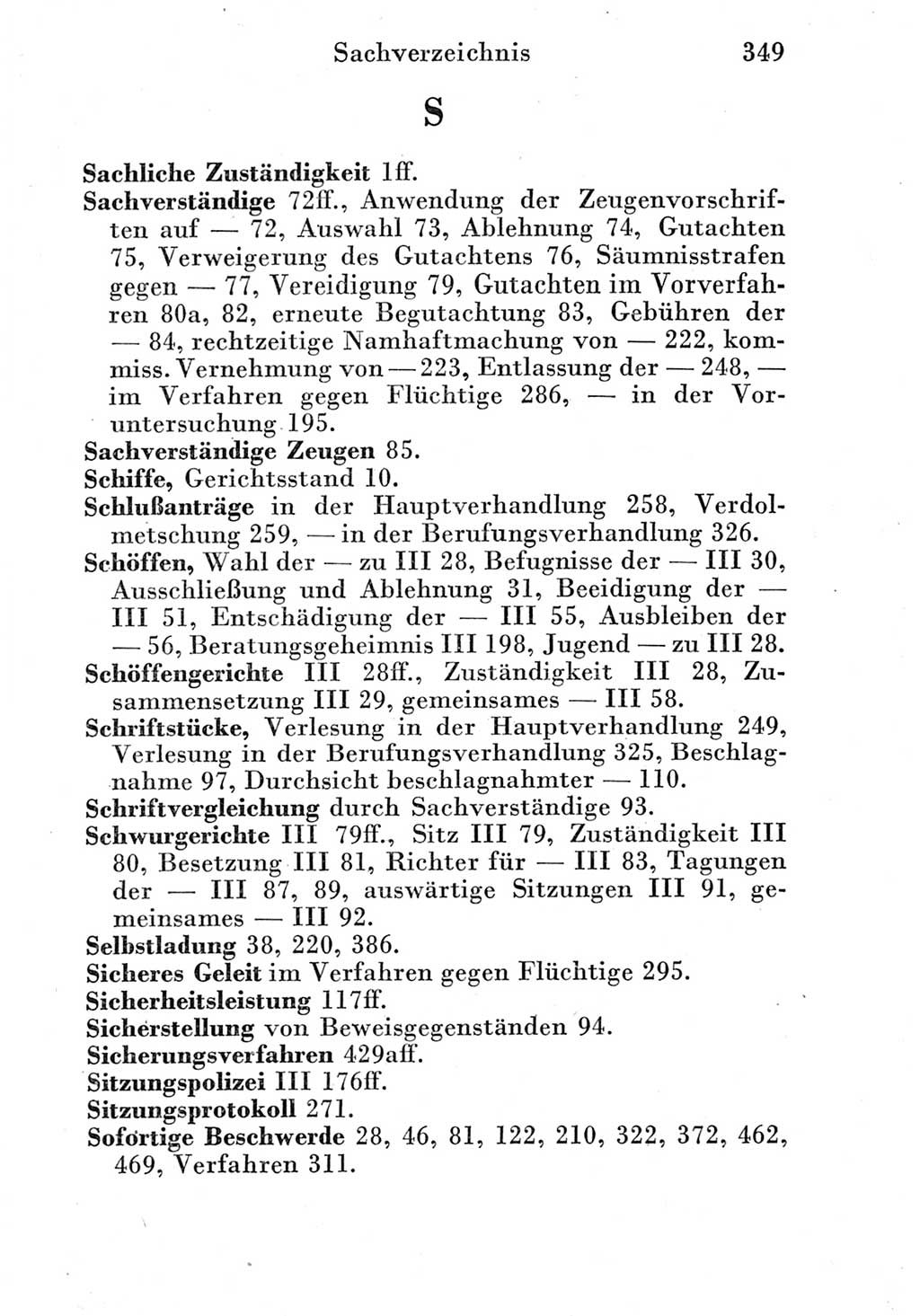 Strafprozeßordnung (StPO), Gerichtsverfassungsgesetz (GVG) und zahlreiche Nebengesetze der Deutschen Demokratischen Republik (DDR) 1950, Seite 349 (StPO GVG Ges. DDR 1950, S. 349)