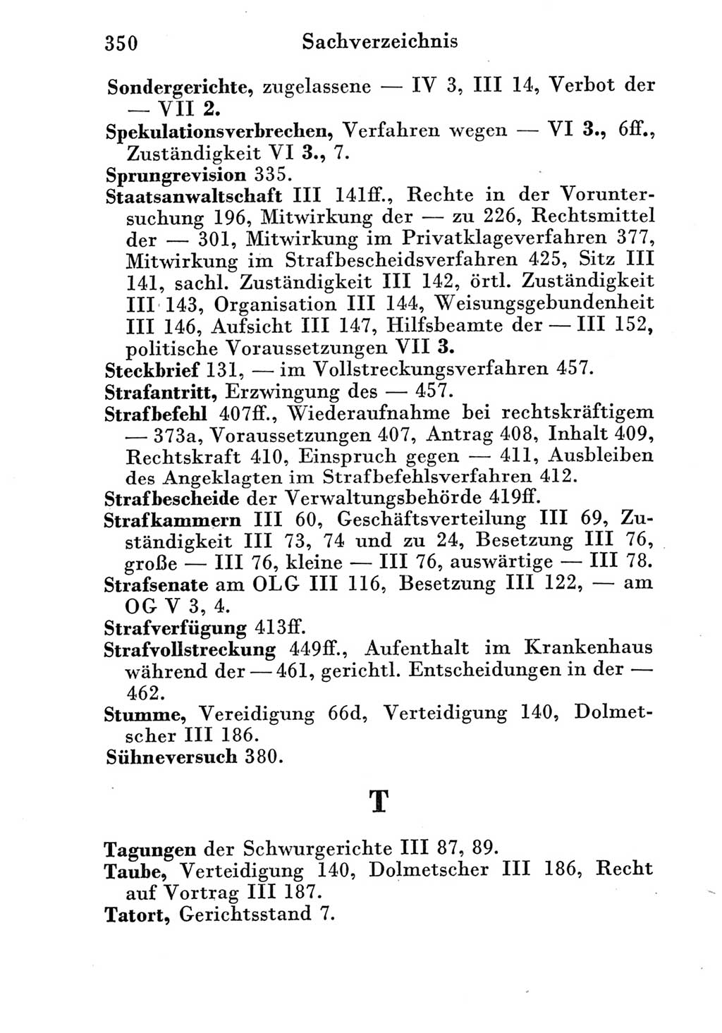 Strafprozeßordnung (StPO), Gerichtsverfassungsgesetz (GVG) und zahlreiche Nebengesetze der Deutschen Demokratischen Republik (DDR) 1950, Seite 350 (StPO GVG Ges. DDR 1950, S. 350)