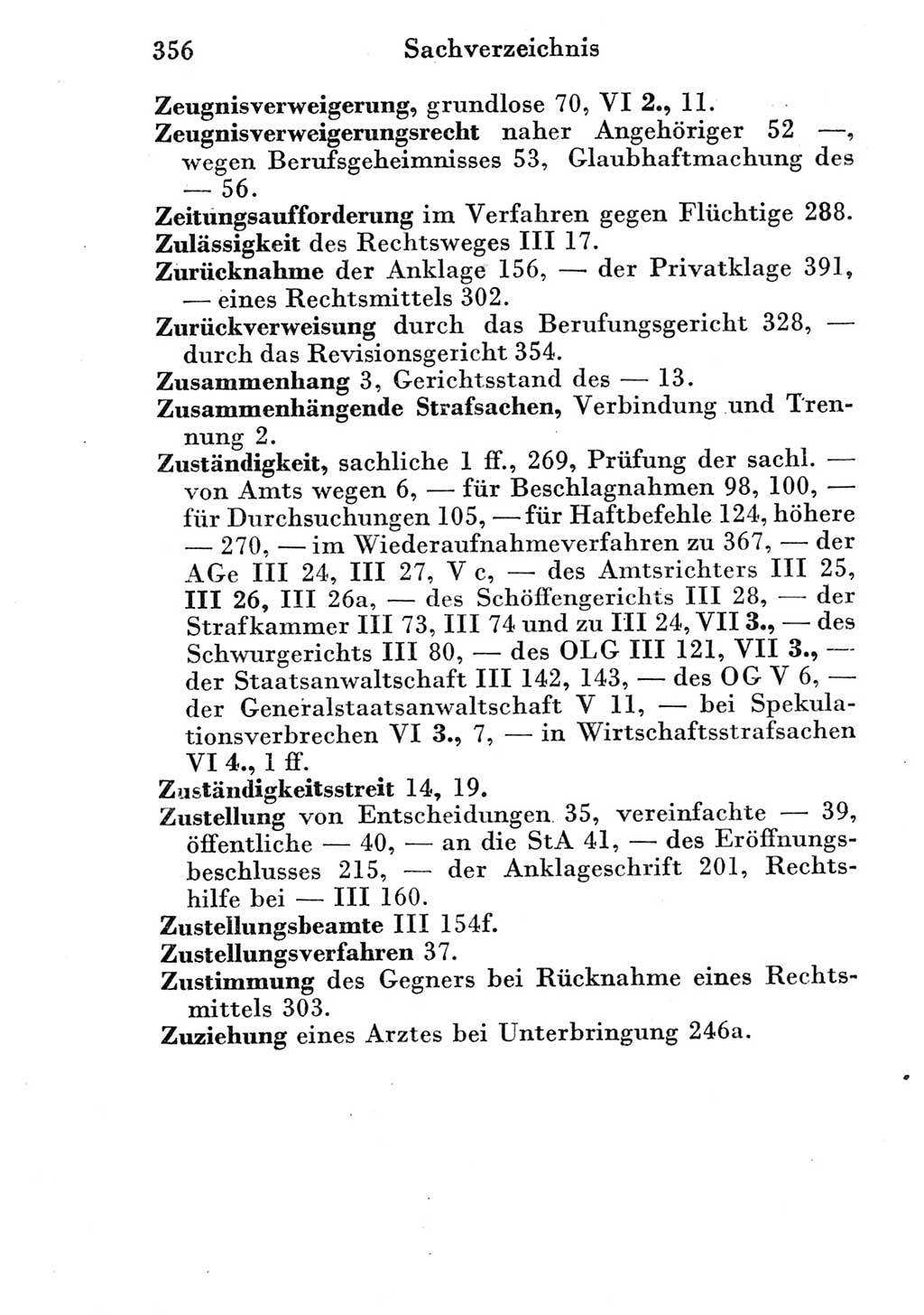 Strafprozeßordnung (StPO), Gerichtsverfassungsgesetz (GVG) und zahlreiche Nebengesetze der Deutschen Demokratischen Republik (DDR) 1950, Seite 356 (StPO GVG Ges. DDR 1950, S. 356)