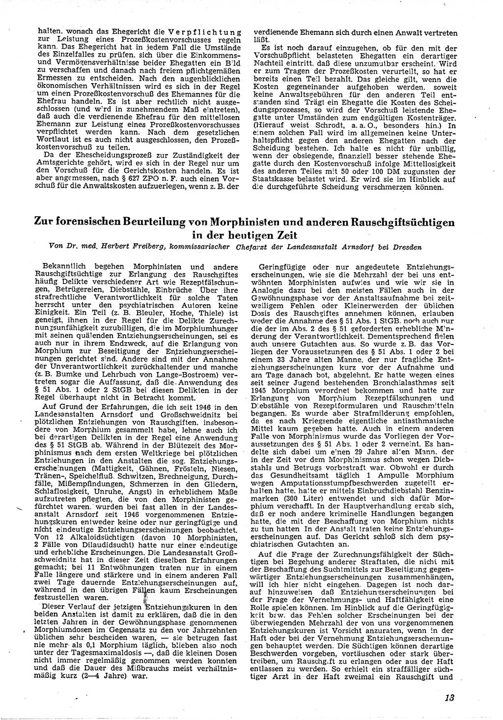 Neue Justiz (NJ), Zeitschrift für Recht und Rechtswissenschaft [Deutsche Demokratische Republik (DDR)], 4. Jahrgang 1950, Seite 13 (NJ DDR 1950, S. 13)