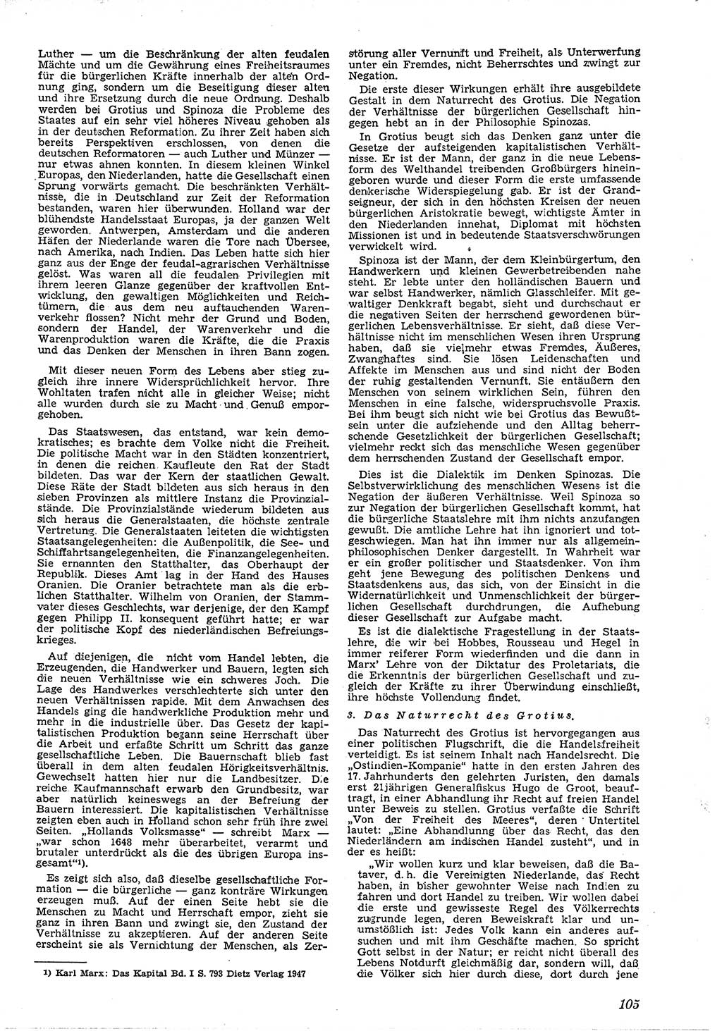 Neue Justiz (NJ), Zeitschrift für Recht und Rechtswissenschaft [Deutsche Demokratische Republik (DDR)], 4. Jahrgang 1950, Seite 105 (NJ DDR 1950, S. 105)