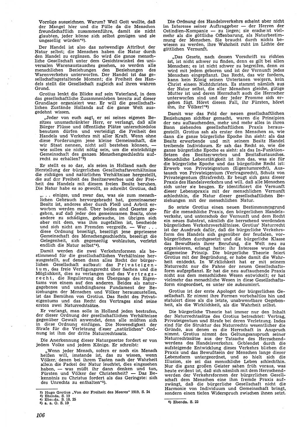 Neue Justiz (NJ), Zeitschrift für Recht und Rechtswissenschaft [Deutsche Demokratische Republik (DDR)], 4. Jahrgang 1950, Seite 106 (NJ DDR 1950, S. 106)
