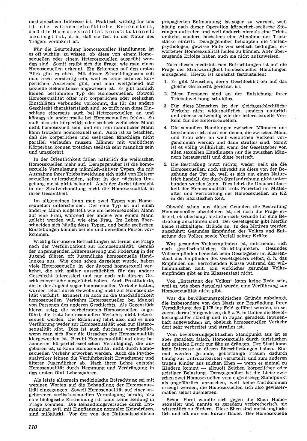 Neue Justiz (NJ), Zeitschrift für Recht und Rechtswissenschaft [Deutsche Demokratische Republik (DDR)], 4. Jahrgang 1950, Seite 110 (NJ DDR 1950, S. 110)