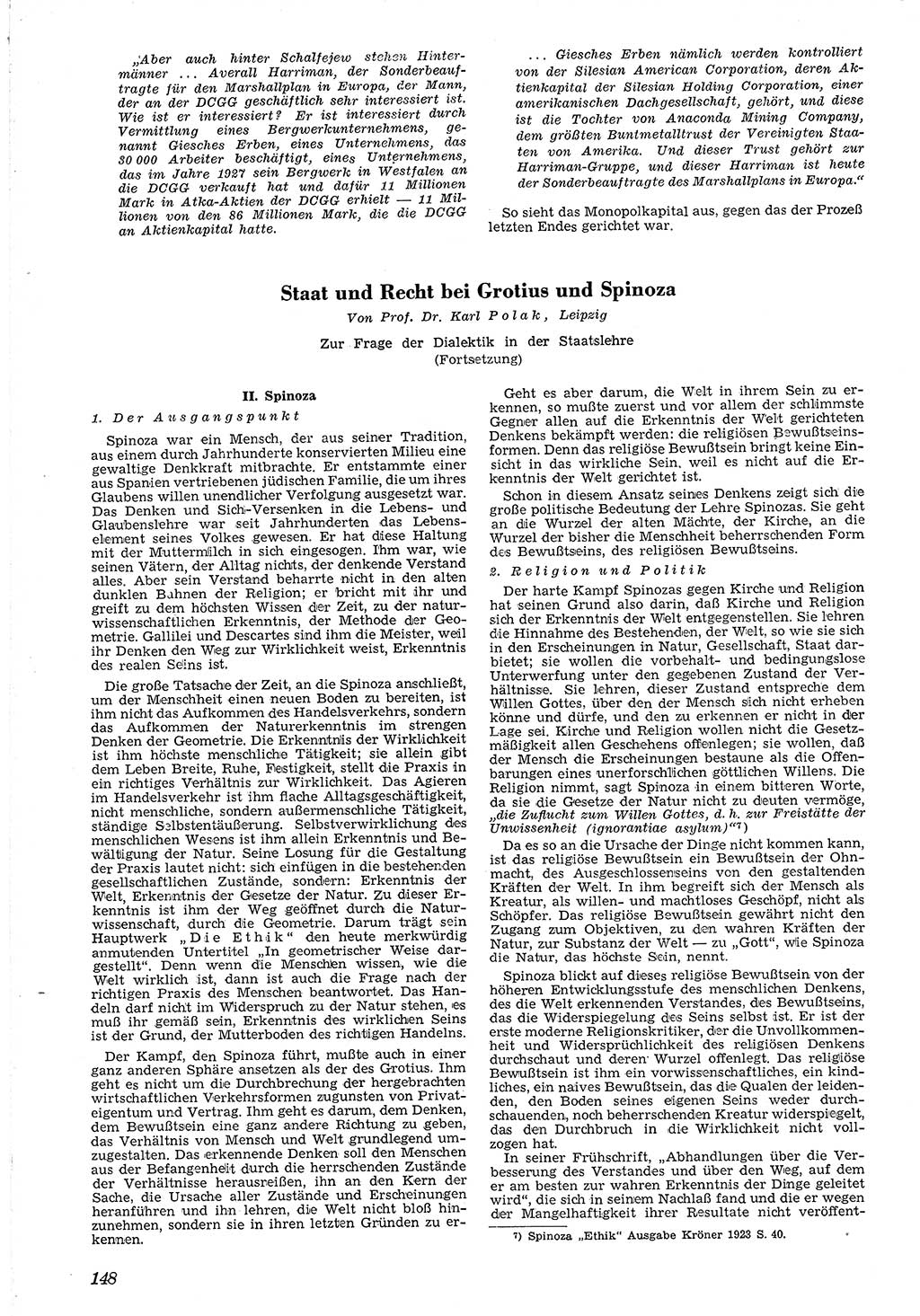 Neue Justiz (NJ), Zeitschrift für Recht und Rechtswissenschaft [Deutsche Demokratische Republik (DDR)], 4. Jahrgang 1950, Seite 148 (NJ DDR 1950, S. 148)