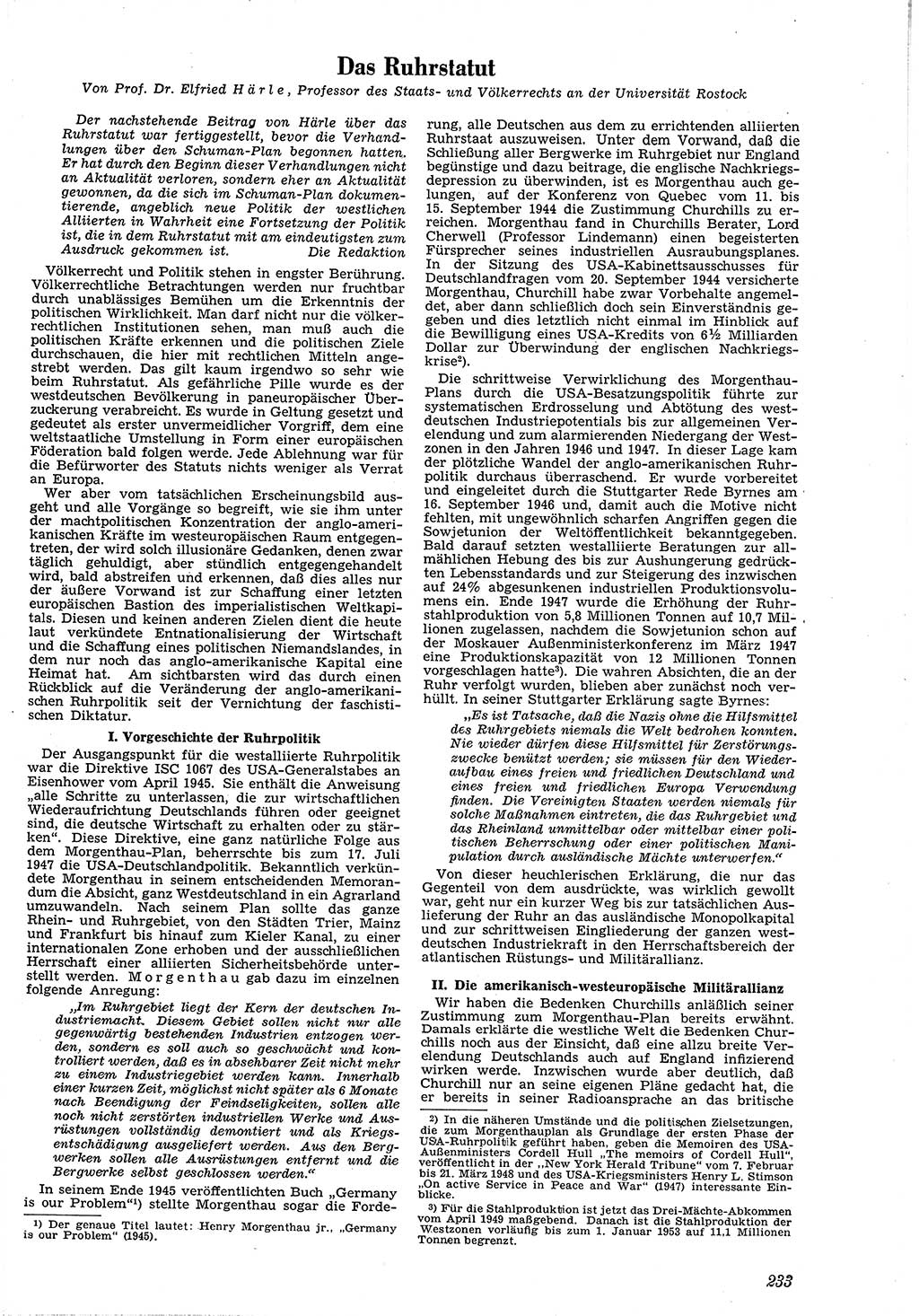 Neue Justiz (NJ), Zeitschrift für Recht und Rechtswissenschaft [Deutsche Demokratische Republik (DDR)], 4. Jahrgang 1950, Seite 233 (NJ DDR 1950, S. 233)