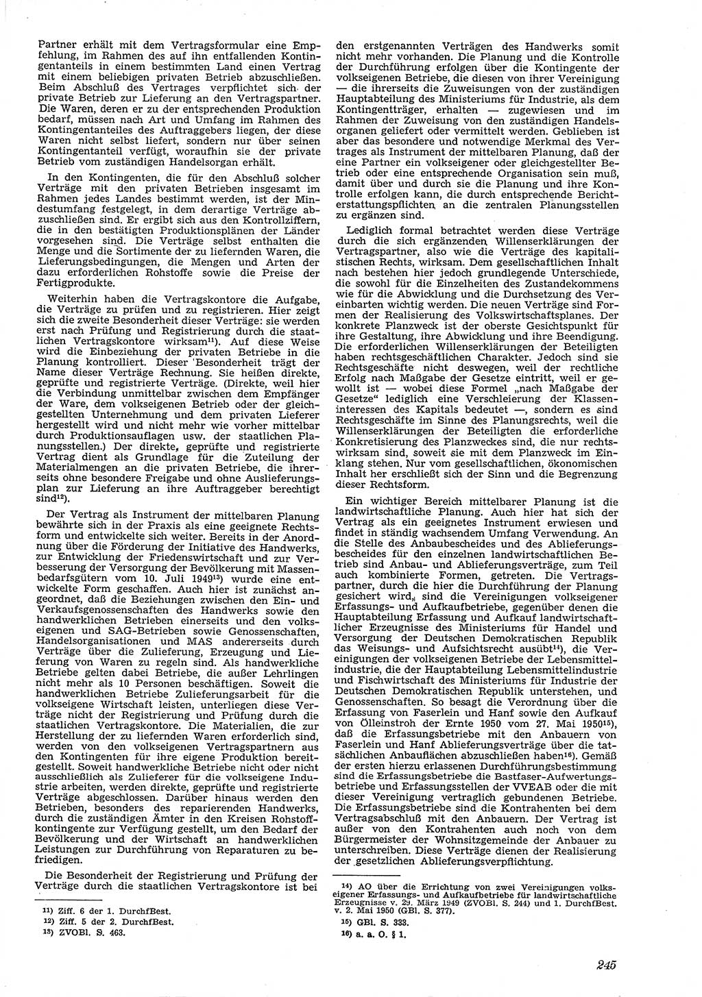 Neue Justiz (NJ), Zeitschrift für Recht und Rechtswissenschaft [Deutsche Demokratische Republik (DDR)], 4. Jahrgang 1950, Seite 245 (NJ DDR 1950, S. 245)