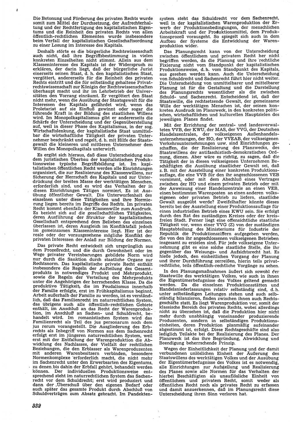 Neue Justiz (NJ), Zeitschrift für Recht und Rechtswissenschaft [Deutsche Demokratische Republik (DDR)], 4. Jahrgang 1950, Seite 332 (NJ DDR 1950, S. 332)