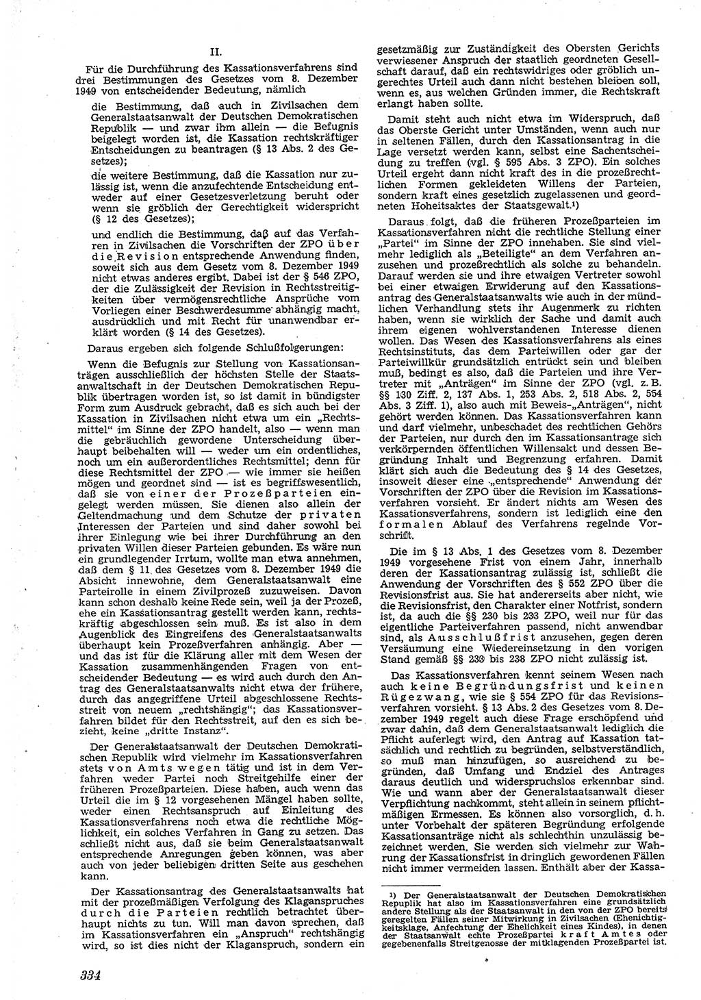 Neue Justiz (NJ), Zeitschrift für Recht und Rechtswissenschaft [Deutsche Demokratische Republik (DDR)], 4. Jahrgang 1950, Seite 334 (NJ DDR 1950, S. 334)