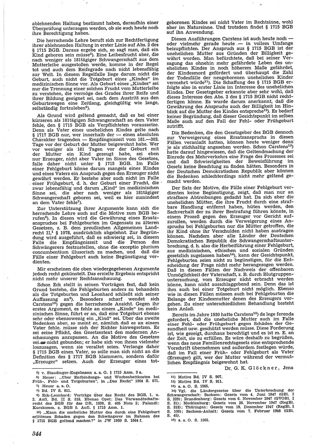 Neue Justiz (NJ), Zeitschrift für Recht und Rechtswissenschaft [Deutsche Demokratische Republik (DDR)], 4. Jahrgang 1950, Seite 344 (NJ DDR 1950, S. 344)