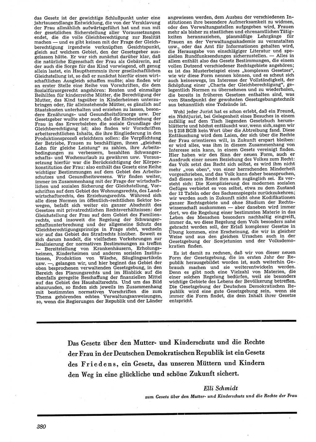 Neue Justiz (NJ), Zeitschrift für Recht und Rechtswissenschaft [Deutsche Demokratische Republik (DDR)], 4. Jahrgang 1950, Seite 380 (NJ DDR 1950, S. 380)