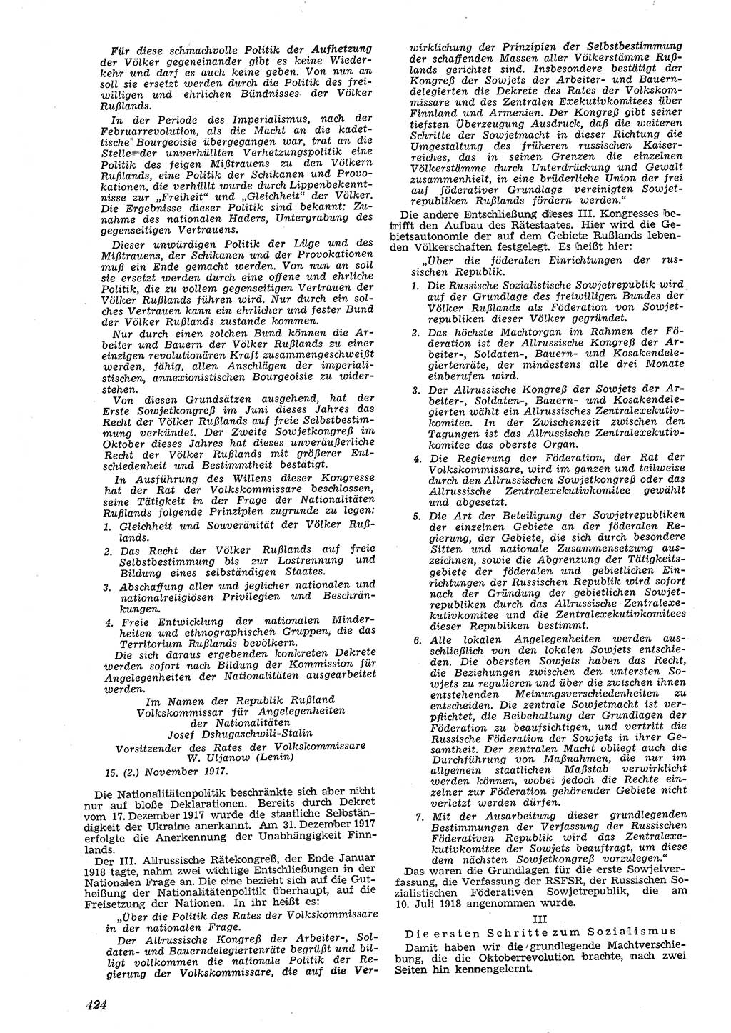 Neue Justiz (NJ), Zeitschrift für Recht und Rechtswissenschaft [Deutsche Demokratische Republik (DDR)], 4. Jahrgang 1950, Seite 424 (NJ DDR 1950, S. 424)