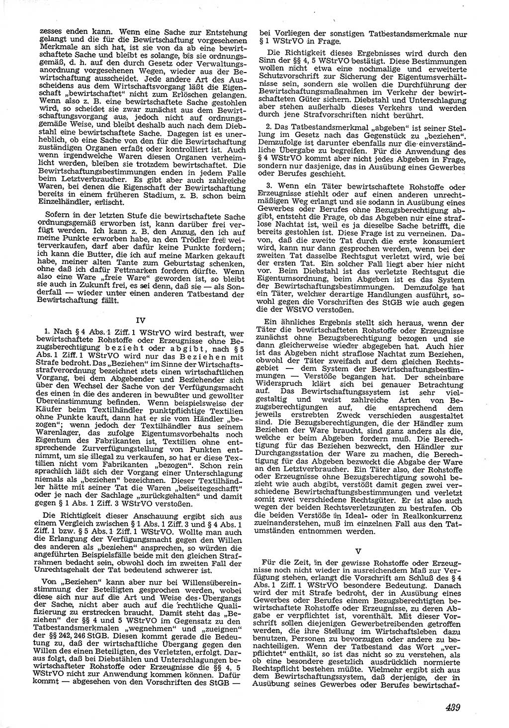 Neue Justiz (NJ), Zeitschrift für Recht und Rechtswissenschaft [Deutsche Demokratische Republik (DDR)], 4. Jahrgang 1950, Seite 439 (NJ DDR 1950, S. 439)