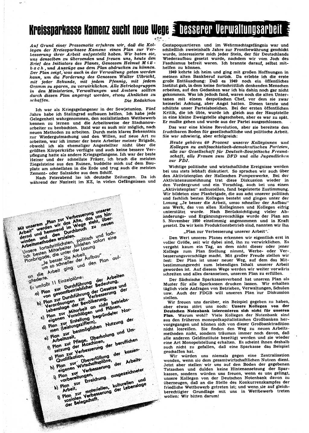 Neuer Weg (NW), Halbmonatsschrift für aktuelle Fragen der Arbeiterbewegung [Zentralkomitee (ZK) Sozialistische Einheitspartei Deutschlands (SED)], 6. Jahrgang [Deutsche Demokratische Republik (DDR)] 1951, Heft 1/22 (NW ZK SED DDR 1951, H. 1/22)