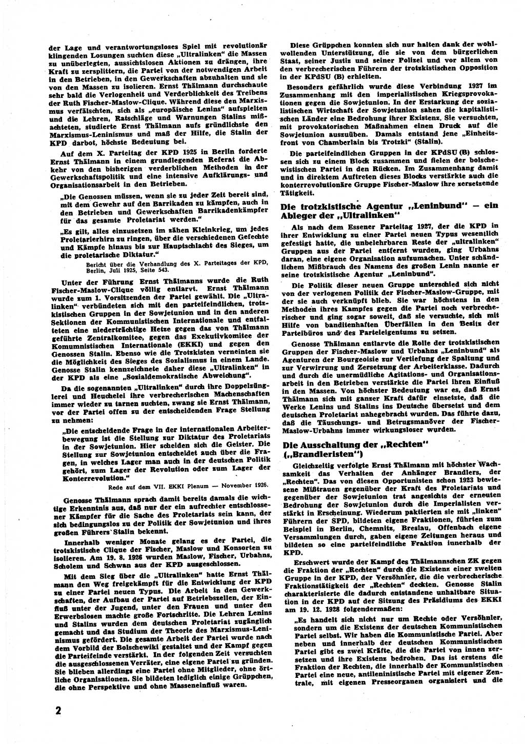 Neuer Weg (NW), Halbmonatsschrift für aktuelle Fragen der Arbeiterbewegung [Zentralkomitee (ZK) Sozialistische Einheitspartei Deutschlands (SED)], 6. Jahrgang [Deutsche Demokratische Republik (DDR)] 1951, Heft 2/2 (NW ZK SED DDR 1951, H. 2/2)