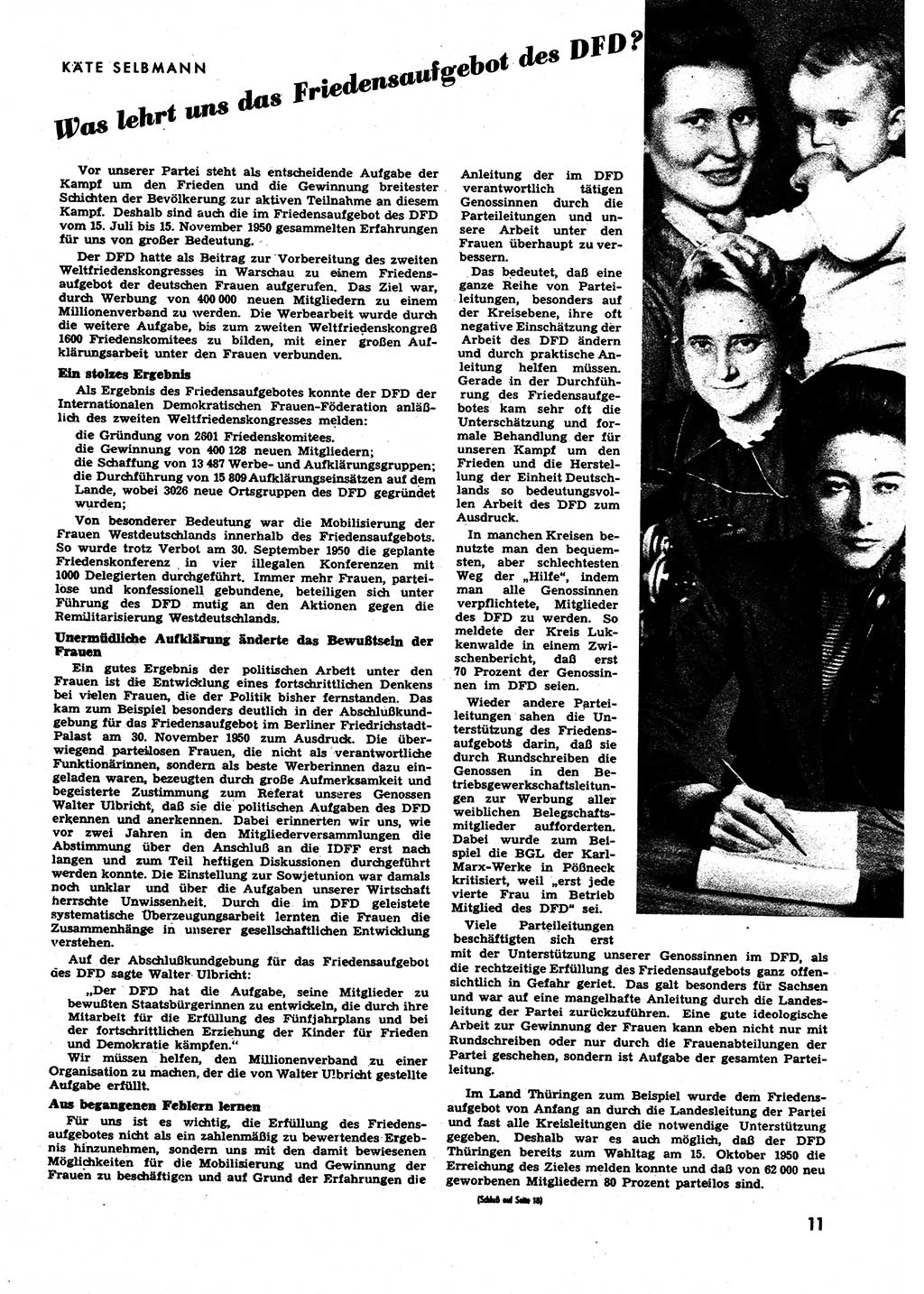 Neuer Weg (NW), Halbmonatsschrift für aktuelle Fragen der Arbeiterbewegung [Zentralkomitee (ZK) Sozialistische Einheitspartei Deutschlands (SED)], 6. Jahrgang [Deutsche Demokratische Republik (DDR)] 1951, Heft 2/11 (NW ZK SED DDR 1951, H. 2/11)