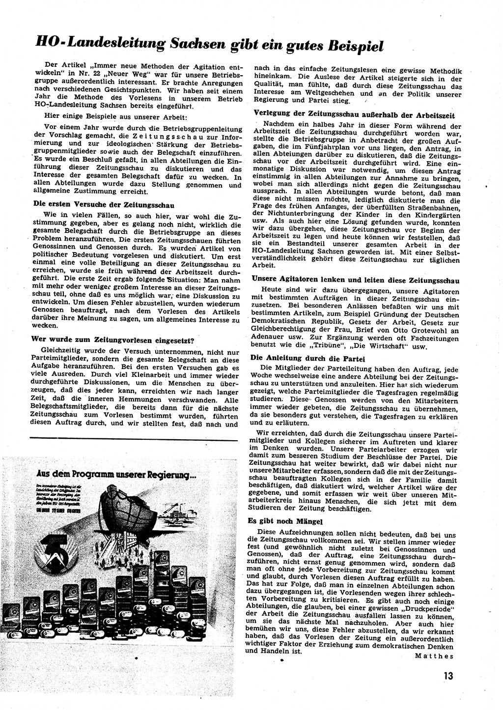 Neuer Weg (NW), Halbmonatsschrift für aktuelle Fragen der Arbeiterbewegung [Zentralkomitee (ZK) Sozialistische Einheitspartei Deutschlands (SED)], 6. Jahrgang [Deutsche Demokratische Republik (DDR)] 1951, Heft 2/13 (NW ZK SED DDR 1951, H. 2/13)