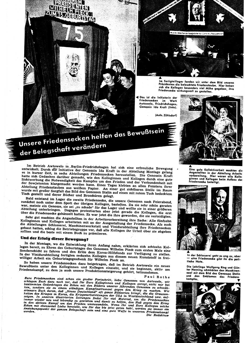 Neuer Weg (NW), Halbmonatsschrift für aktuelle Fragen der Arbeiterbewegung [Zentralkomitee (ZK) Sozialistische Einheitspartei Deutschlands (SED)], 6. Jahrgang [Deutsche Demokratische Republik (DDR)] 1951, Heft 3/13 (NW ZK SED DDR 1951, H. 3/13)