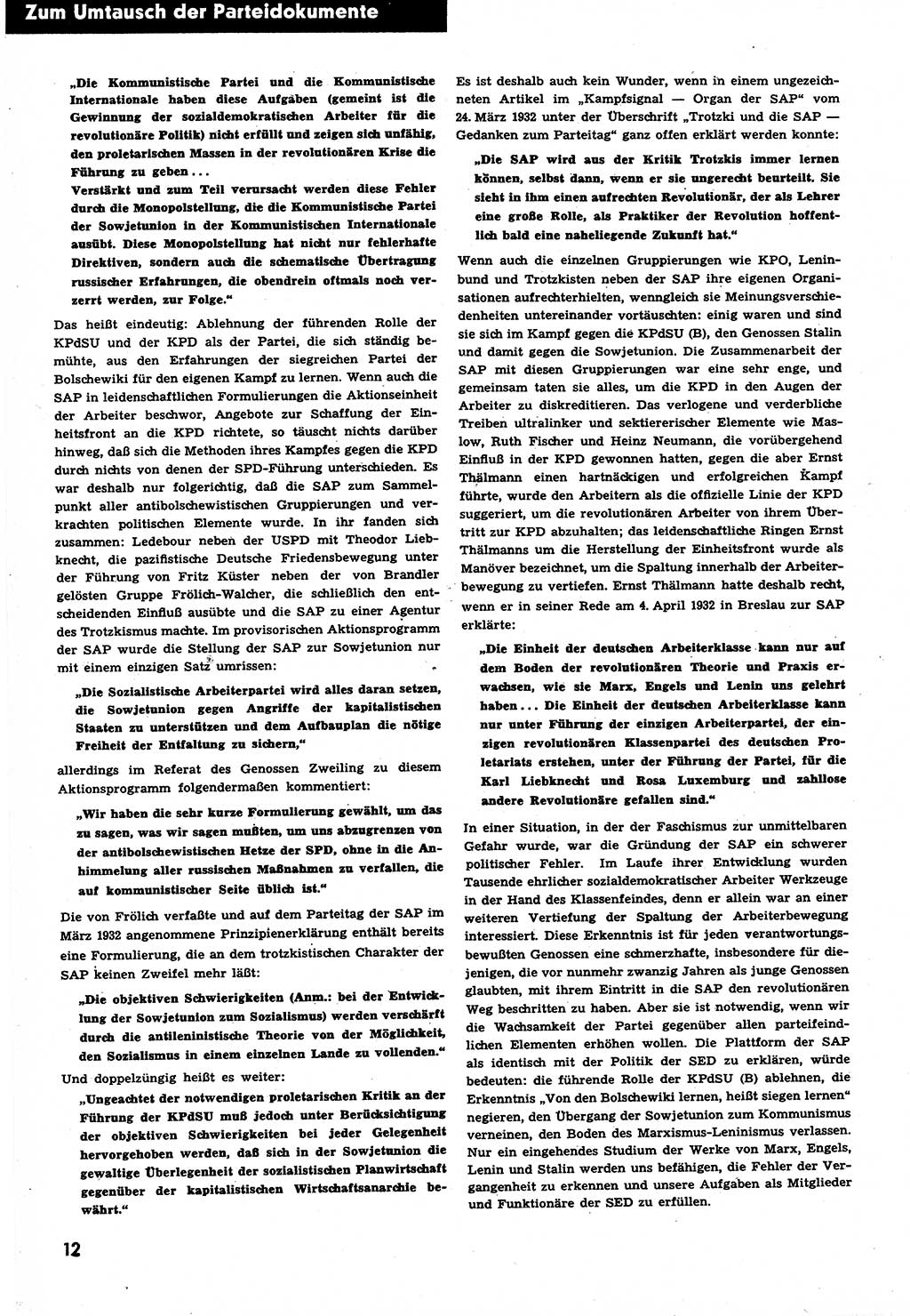 Neuer Weg (NW), Halbmonatsschrift für aktuelle Fragen der Arbeiterbewegung [Zentralkomitee (ZK) Sozialistische Einheitspartei Deutschlands (SED)], 6. Jahrgang [Deutsche Demokratische Republik (DDR)] 1951, Heft 4/12 (NW ZK SED DDR 1951, H. 4/12)