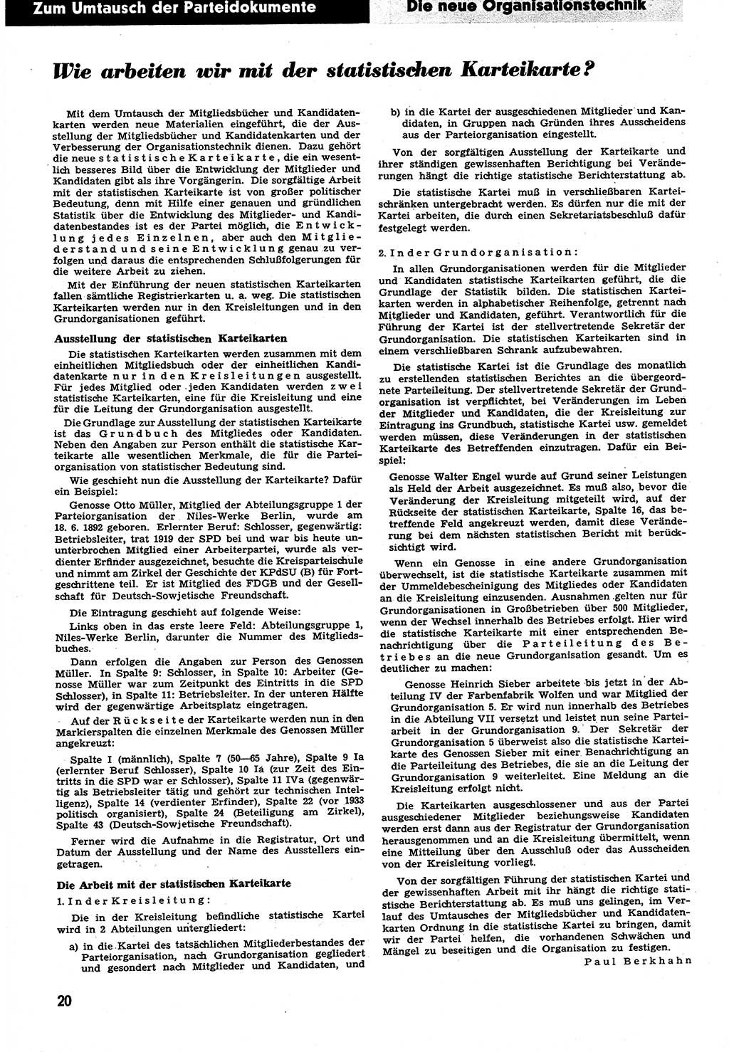 Neuer Weg (NW), Halbmonatsschrift für aktuelle Fragen der Arbeiterbewegung [Zentralkomitee (ZK) Sozialistische Einheitspartei Deutschlands (SED)], 6. Jahrgang [Deutsche Demokratische Republik (DDR)] 1951, Heft 4/20 (NW ZK SED DDR 1951, H. 4/20)