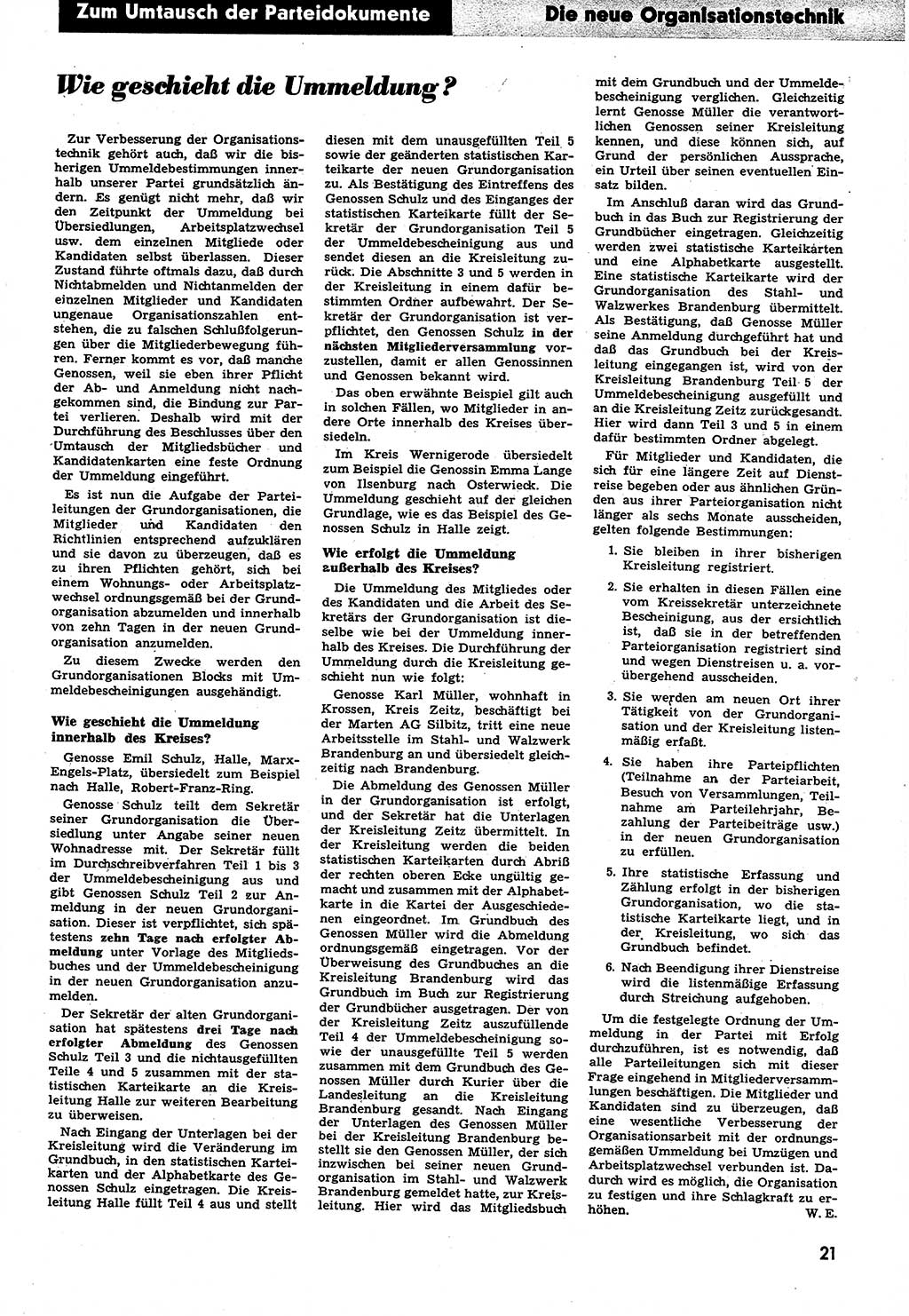 Neuer Weg (NW), Halbmonatsschrift für aktuelle Fragen der Arbeiterbewegung [Zentralkomitee (ZK) Sozialistische Einheitspartei Deutschlands (SED)], 6. Jahrgang [Deutsche Demokratische Republik (DDR)] 1951, Heft 4/21 (NW ZK SED DDR 1951, H. 4/21)