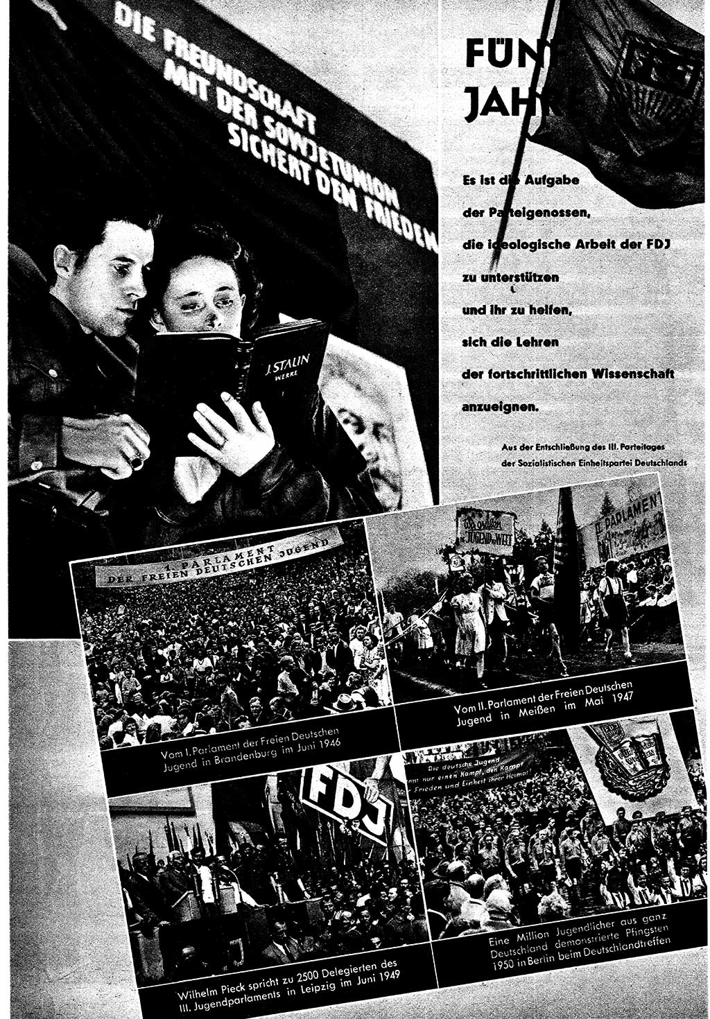 Neuer Weg (NW), Halbmonatsschrift für aktuelle Fragen der Arbeiterbewegung [Zentralkomitee (ZK) Sozialistische Einheitspartei Deutschlands (SED)], 6. Jahrgang [Deutsche Demokratische Republik (DDR)] 1951, Heft 5/16 (NW ZK SED DDR 1951, H. 5/16)