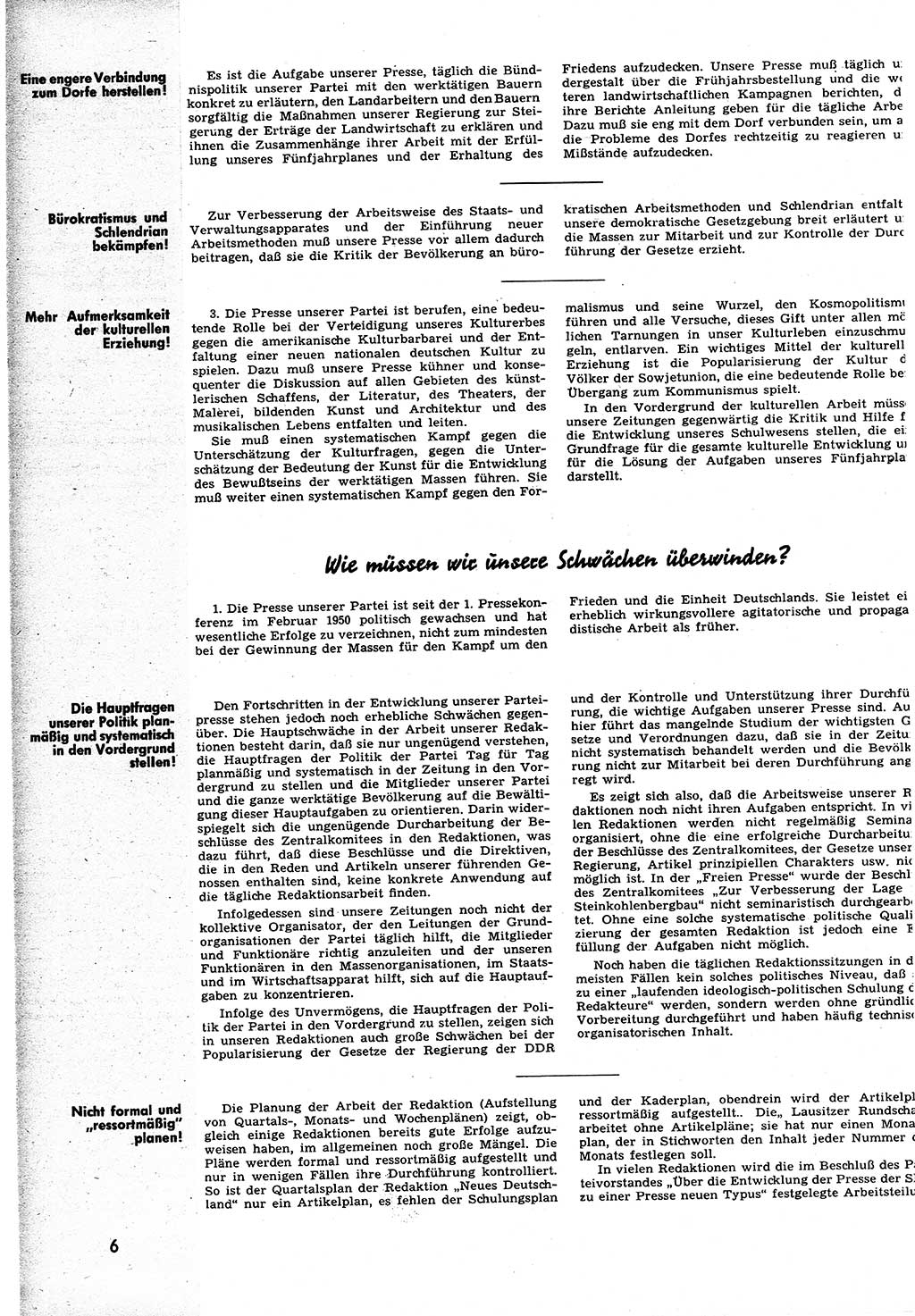 Neuer Weg (NW), Halbmonatsschrift für aktuelle Fragen der Arbeiterbewegung [Zentralkomitee (ZK) Sozialistische Einheitspartei Deutschlands (SED)], 6. Jahrgang [Deutsche Demokratische Republik (DDR)] 1951, Heft 6/6 (NW ZK SED DDR 1951, H. 6/6)