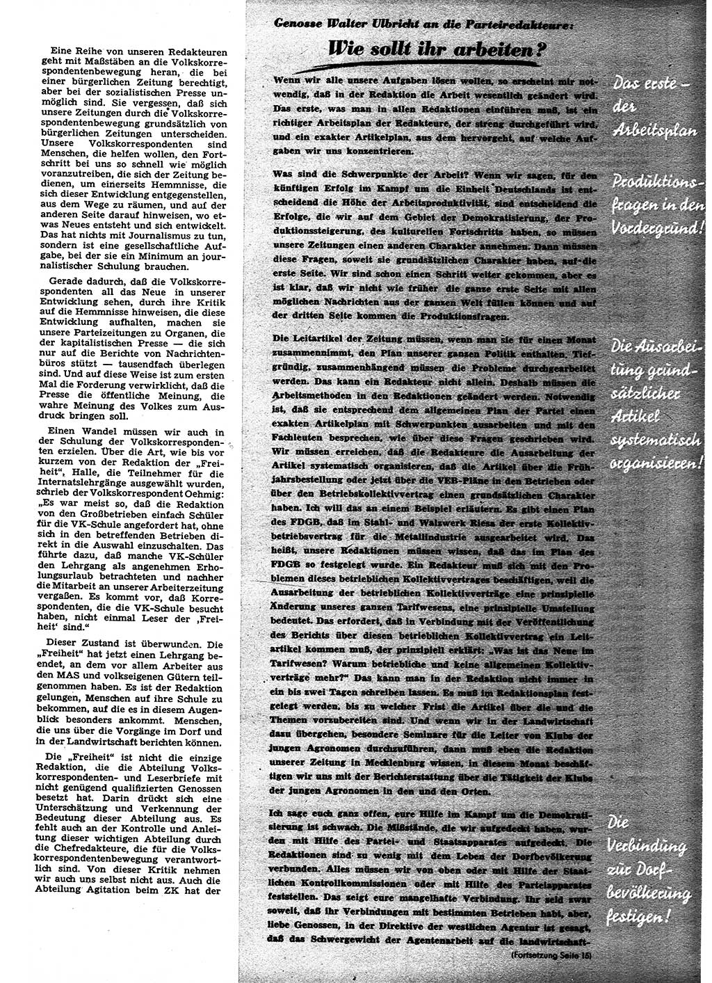 Neuer Weg (NW), Halbmonatsschrift für aktuelle Fragen der Arbeiterbewegung [Zentralkomitee (ZK) Sozialistische Einheitspartei Deutschlands (SED)], 6. Jahrgang [Deutsche Demokratische Republik (DDR)] 1951, Heft 6/11 (NW ZK SED DDR 1951, H. 6/11)