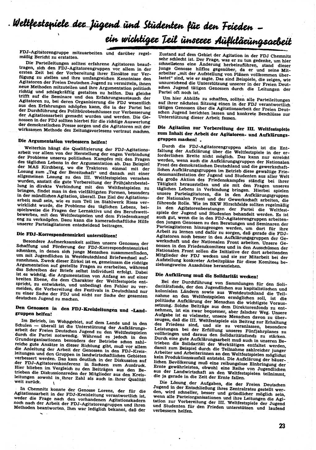 Neuer Weg (NW), Halbmonatsschrift für aktuelle Fragen der Arbeiterbewegung [Zentralkomitee (ZK) Sozialistische Einheitspartei Deutschlands (SED)], 6. Jahrgang [Deutsche Demokratische Republik (DDR)] 1951, Heft 6/23 (NW ZK SED DDR 1951, H. 6/23)