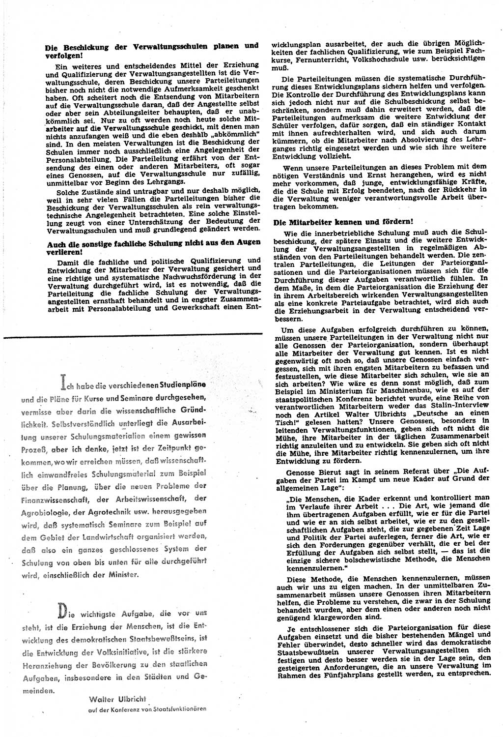 Neuer Weg (NW), Halbmonatsschrift für aktuelle Fragen der Arbeiterbewegung [Zentralkomitee (ZK) Sozialistische Einheitspartei Deutschlands (SED)], 6. Jahrgang [Deutsche Demokratische Republik (DDR)] 1951, Heft 7/22 (NW ZK SED DDR 1951, H. 7/22)