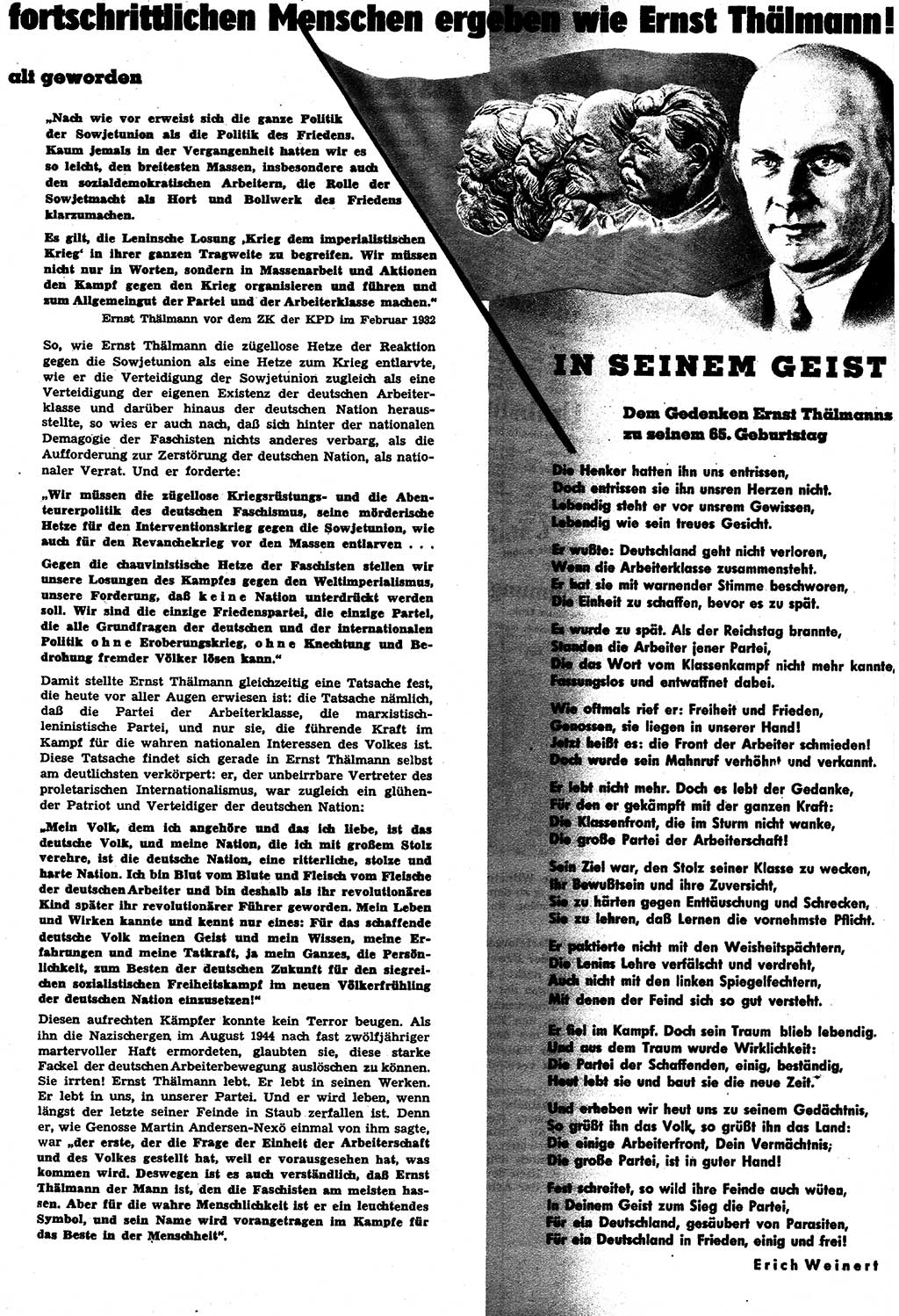 Neuer Weg (NW), Halbmonatsschrift für aktuelle Fragen der Arbeiterbewegung [Zentralkomitee (ZK) Sozialistische Einheitspartei Deutschlands (SED)], 6. Jahrgang [Deutsche Demokratische Republik (DDR)] 1951, Heft 7/27 (NW ZK SED DDR 1951, H. 7/27)