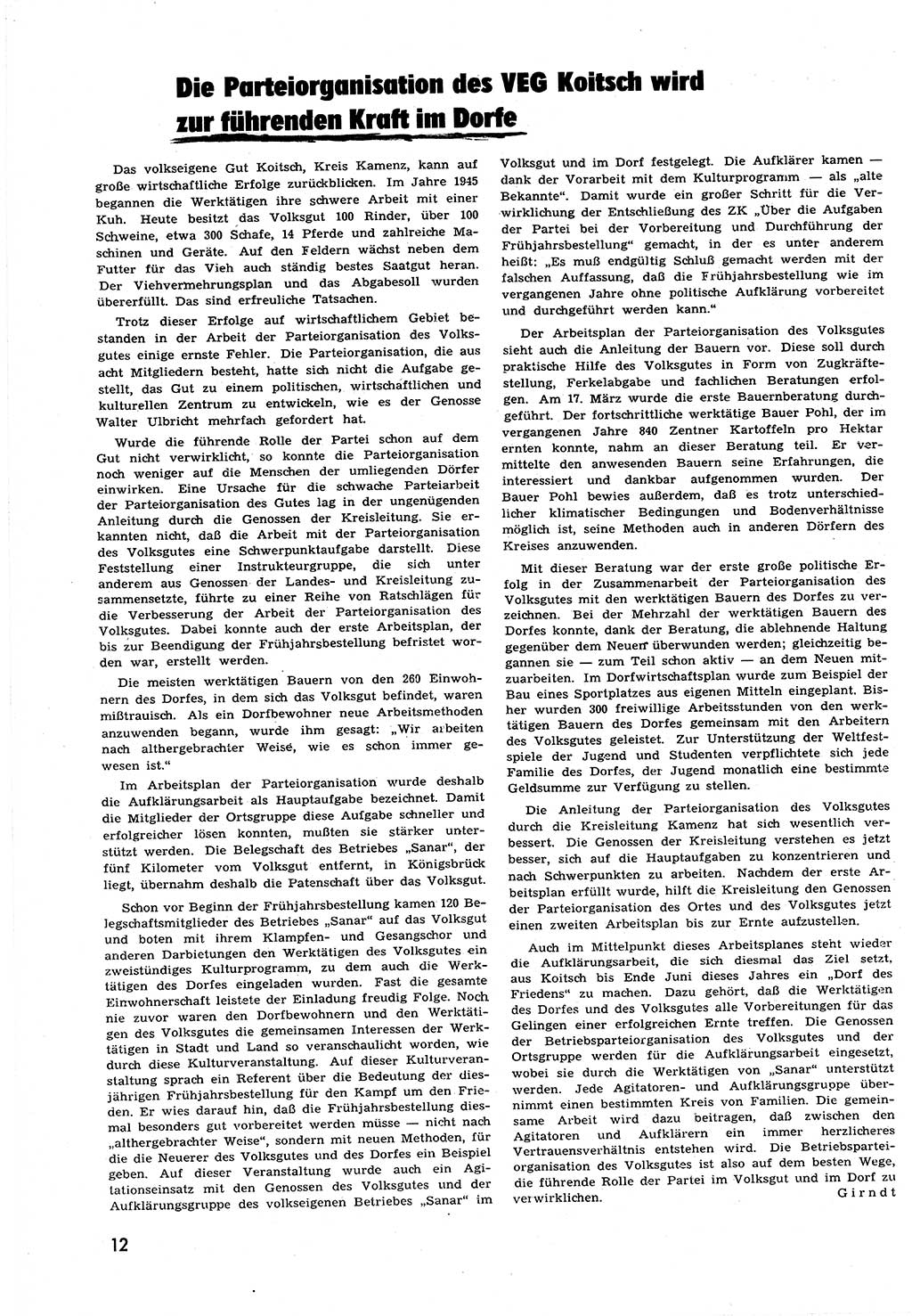 Neuer Weg (NW), Halbmonatsschrift für aktuelle Fragen der Arbeiterbewegung [Zentralkomitee (ZK) Sozialistische Einheitspartei Deutschlands (SED)], 6. Jahrgang [Deutsche Demokratische Republik (DDR)] 1951, Heft 10/12 (NW ZK SED DDR 1951, H. 10/12)