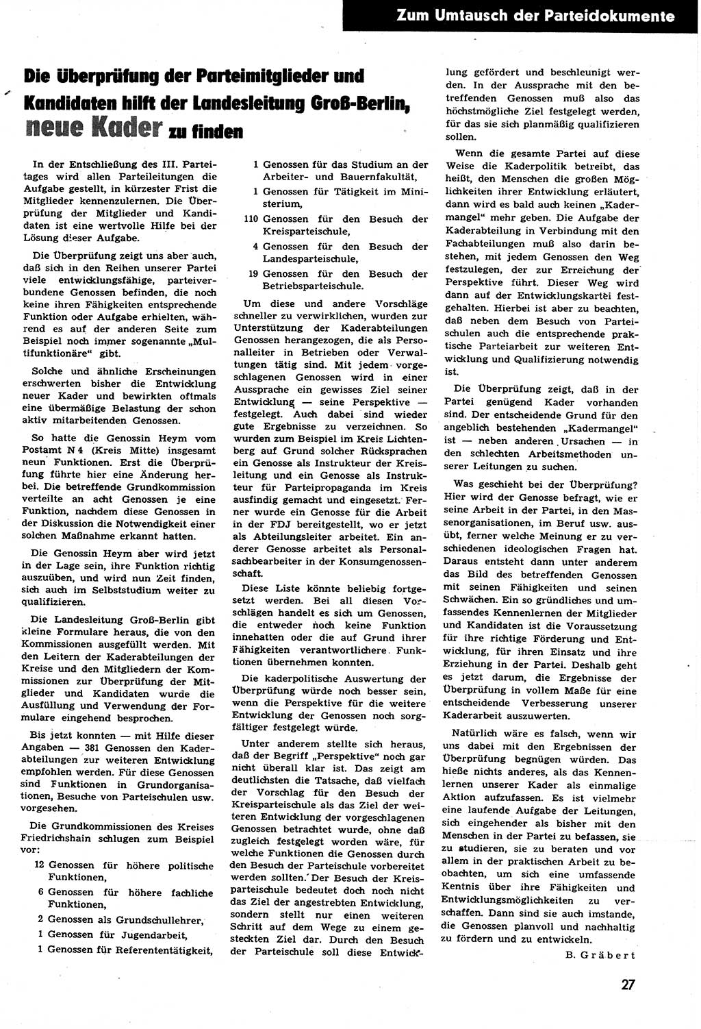 Neuer Weg (NW), Halbmonatsschrift für aktuelle Fragen der Arbeiterbewegung [Zentralkomitee (ZK) Sozialistische Einheitspartei Deutschlands (SED)], 6. Jahrgang [Deutsche Demokratische Republik (DDR)] 1951, Heft 10/27 (NW ZK SED DDR 1951, H. 10/27)