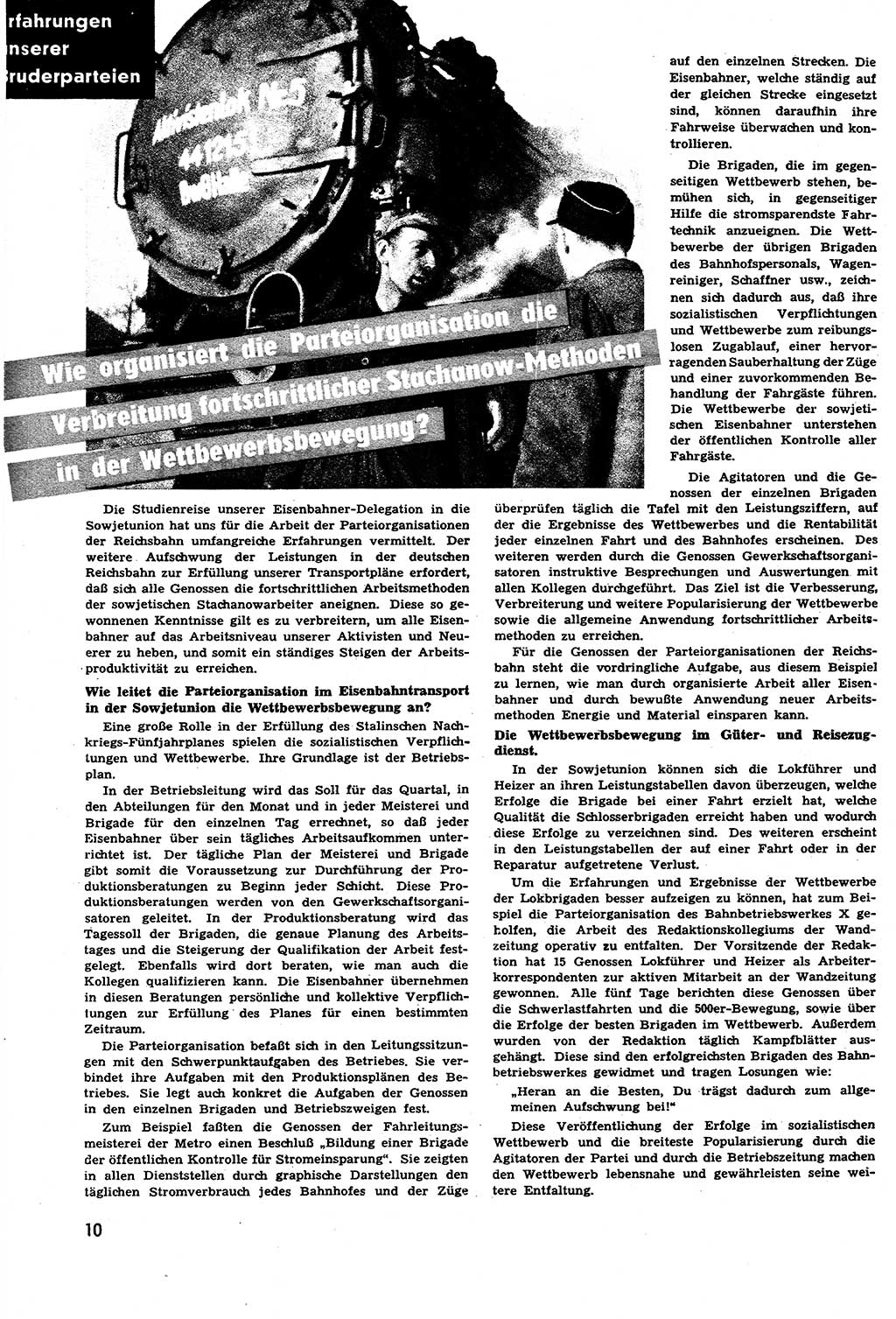 Neuer Weg (NW), Halbmonatsschrift für aktuelle Fragen der Arbeiterbewegung [Zentralkomitee (ZK) Sozialistische Einheitspartei Deutschlands (SED)], 6. Jahrgang [Deutsche Demokratische Republik (DDR)] 1951, Heft 11/10 (NW ZK SED DDR 1951, H. 11/10)