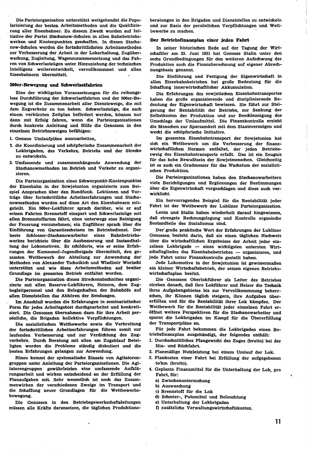 Neuer Weg (NW), Halbmonatsschrift für aktuelle Fragen der Arbeiterbewegung [Zentralkomitee (ZK) Sozialistische Einheitspartei Deutschlands (SED)], 6. Jahrgang [Deutsche Demokratische Republik (DDR)] 1951, Heft 11/11 (NW ZK SED DDR 1951, H. 11/11)