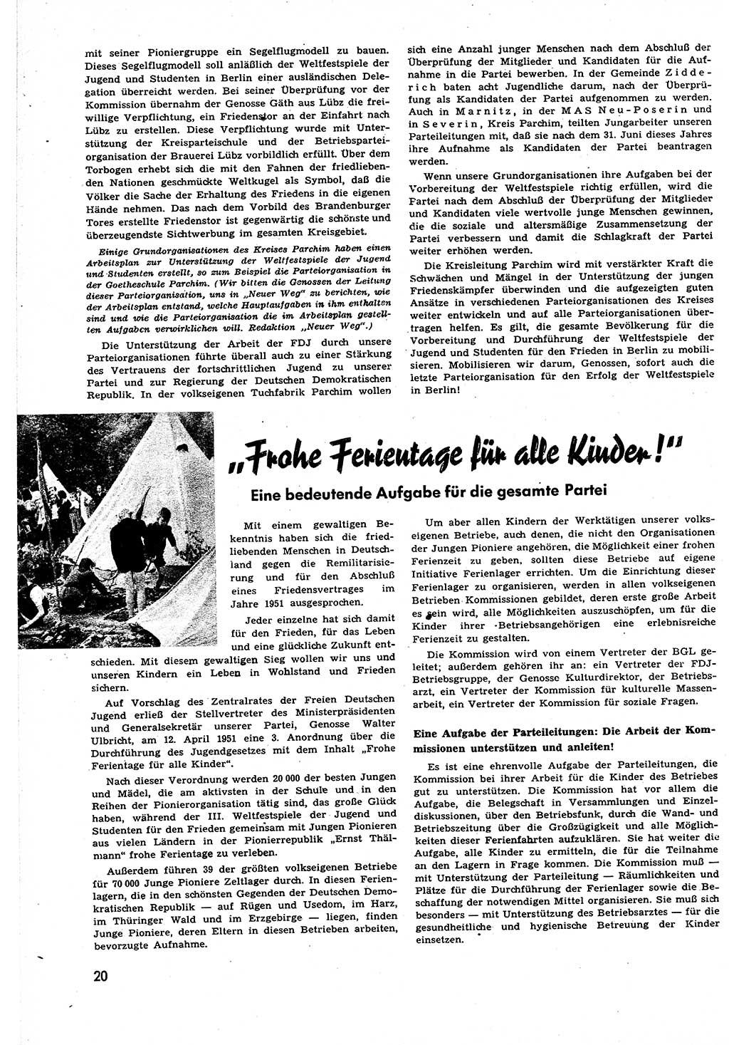 Neuer Weg (NW), Halbmonatsschrift für aktuelle Fragen der Arbeiterbewegung [Zentralkomitee (ZK) Sozialistische Einheitspartei Deutschlands (SED)], 6. Jahrgang [Deutsche Demokratische Republik (DDR)] 1951, Heft 11/20 (NW ZK SED DDR 1951, H. 11/20)