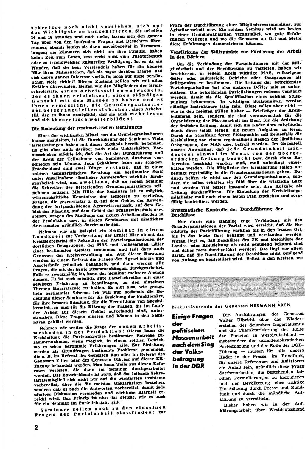 Neuer Weg (NW), Halbmonatsschrift für aktuelle Fragen der Arbeiterbewegung [Zentralkomitee (ZK) Sozialistische Einheitspartei Deutschlands (SED)], 6. Jahrgang [Deutsche Demokratische Republik (DDR)] 1951, Heft 12/2 (NW ZK SED DDR 1951, H. 12/2)