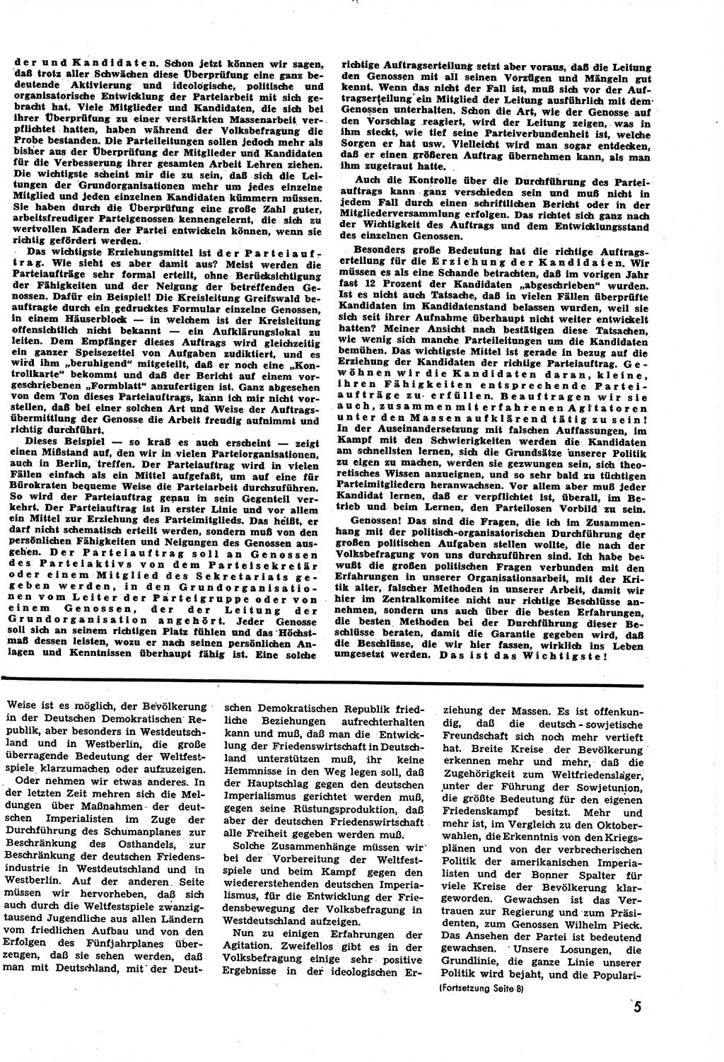 Neuer Weg (NW), Halbmonatsschrift für aktuelle Fragen der Arbeiterbewegung [Zentralkomitee (ZK) Sozialistische Einheitspartei Deutschlands (SED)], 6. Jahrgang [Deutsche Demokratische Republik (DDR)] 1951, Heft 12/5 (NW ZK SED DDR 1951, H. 12/5)