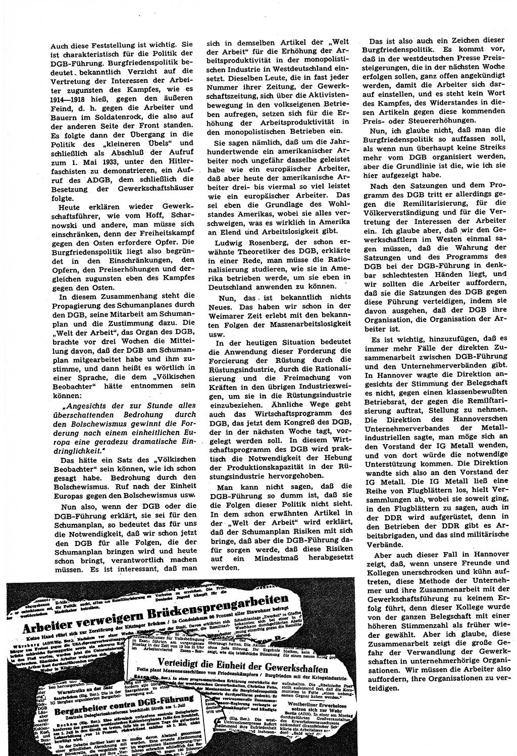 Neuer Weg (NW), Halbmonatsschrift für aktuelle Fragen der Arbeiterbewegung [Zentralkomitee (ZK) Sozialistische Einheitspartei Deutschlands (SED)], 6. Jahrgang [Deutsche Demokratische Republik (DDR)] 1951, Heft 12/12 (NW ZK SED DDR 1951, H. 12/12)