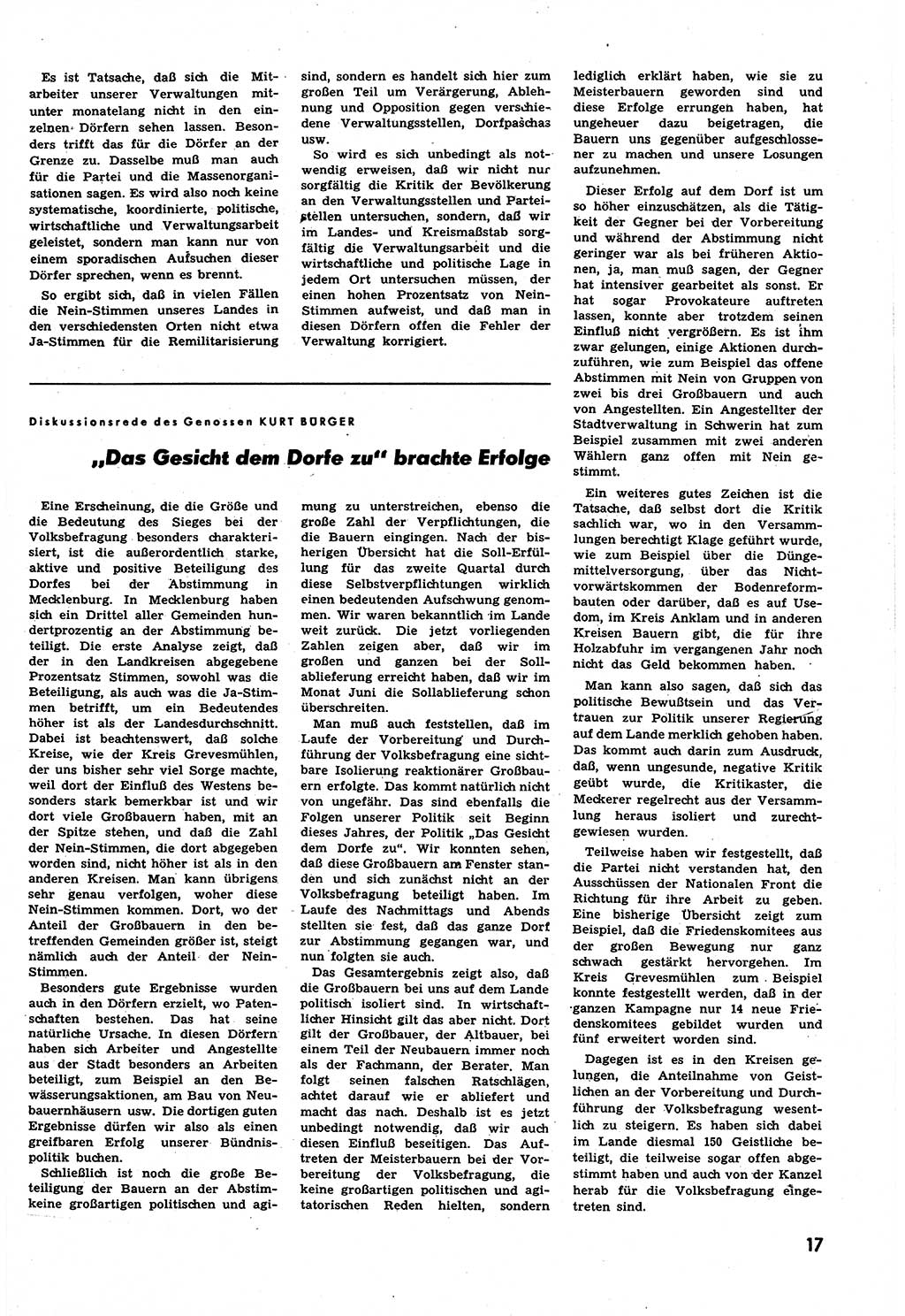 Neuer Weg (NW), Halbmonatsschrift für aktuelle Fragen der Arbeiterbewegung [Zentralkomitee (ZK) Sozialistische Einheitspartei Deutschlands (SED)], 6. Jahrgang [Deutsche Demokratische Republik (DDR)] 1951, Heft 12/17 (NW ZK SED DDR 1951, H. 12/17)