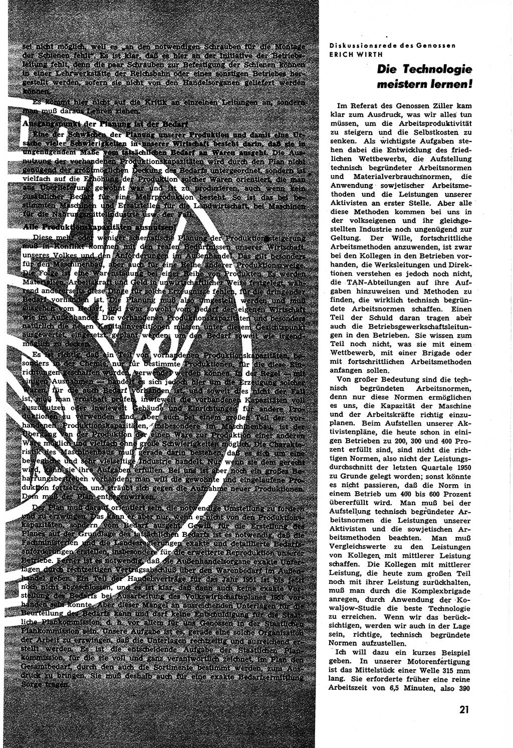 Neuer Weg (NW), Halbmonatsschrift für aktuelle Fragen der Arbeiterbewegung [Zentralkomitee (ZK) Sozialistische Einheitspartei Deutschlands (SED)], 6. Jahrgang [Deutsche Demokratische Republik (DDR)] 1951, Heft 12/21 (NW ZK SED DDR 1951, H. 12/21)